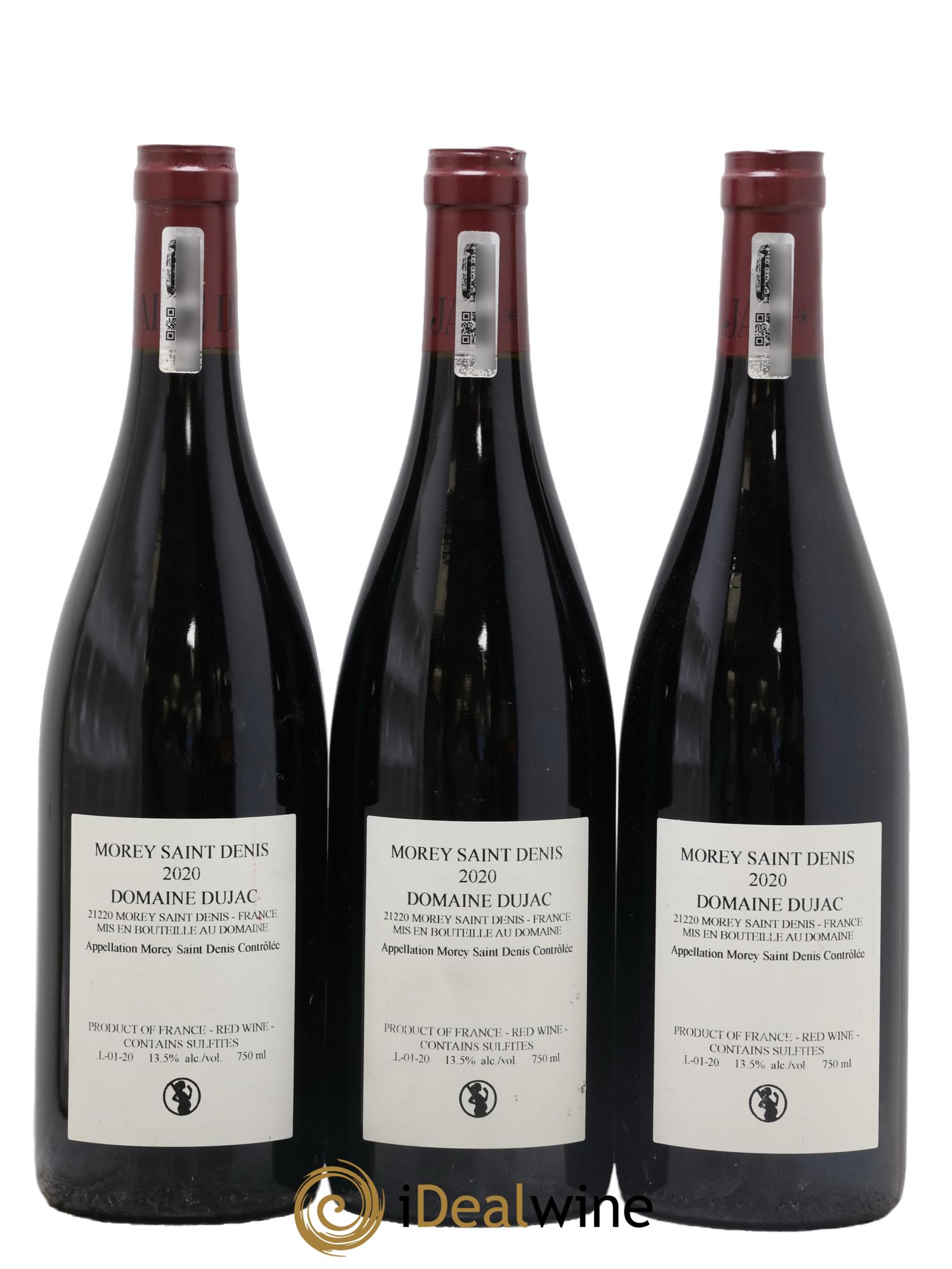 Morey-Saint-Denis Dujac (Domaine) 2020 - Lot de 3 bouteilles - 1