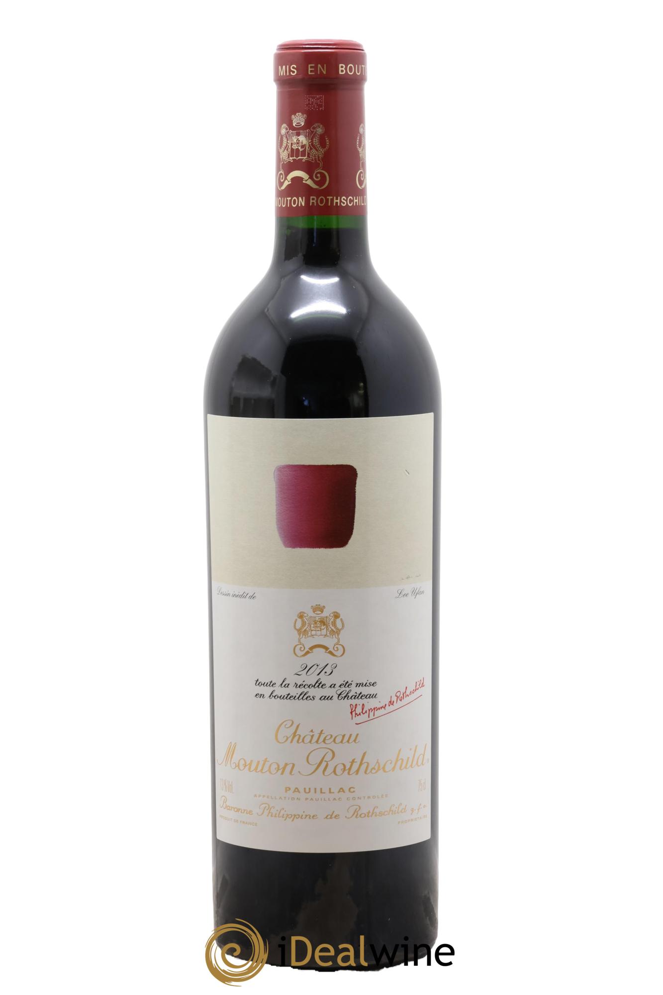 Château Mouton Rothschild 1er Grand Cru Classé 2013 - Lot de 1 bouteille - 0