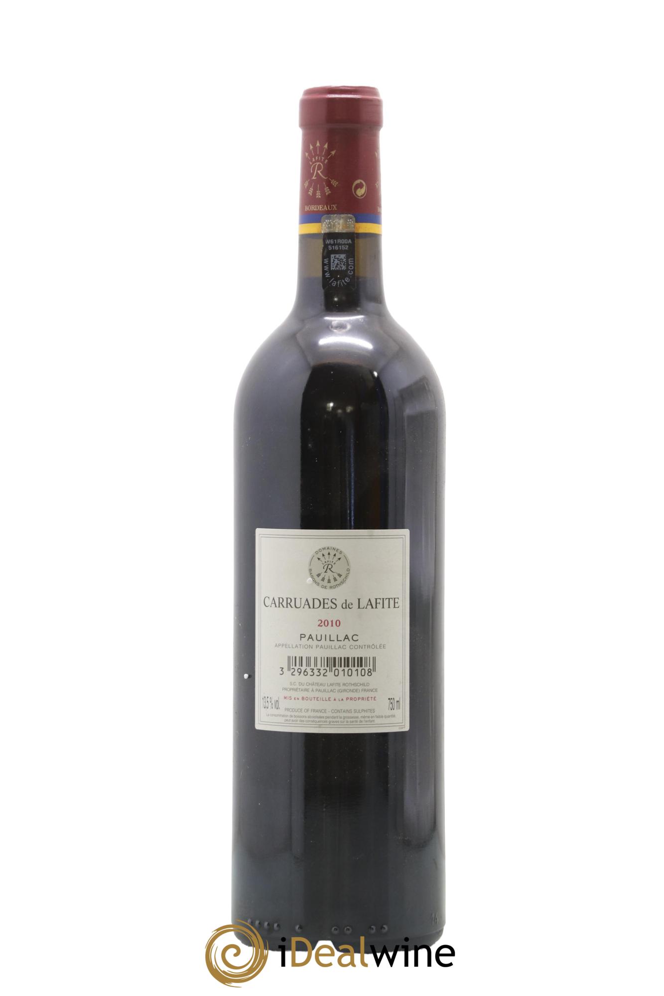 Carruades de Lafite Rothschild Second Vin 2010 - Lotto di 1 bottiglia - 1