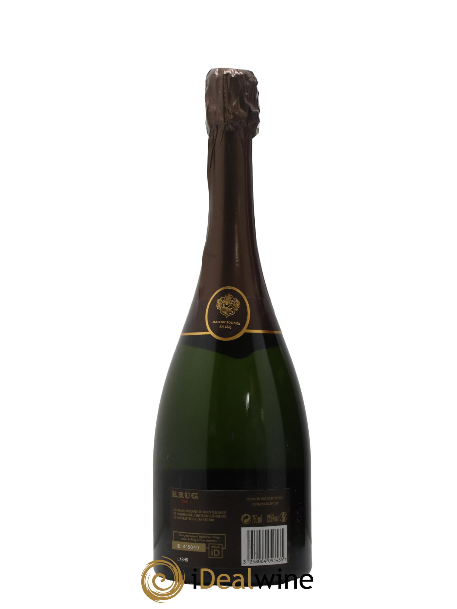 Vintage Krug 2006 - Lot de 1 bouteille - 2