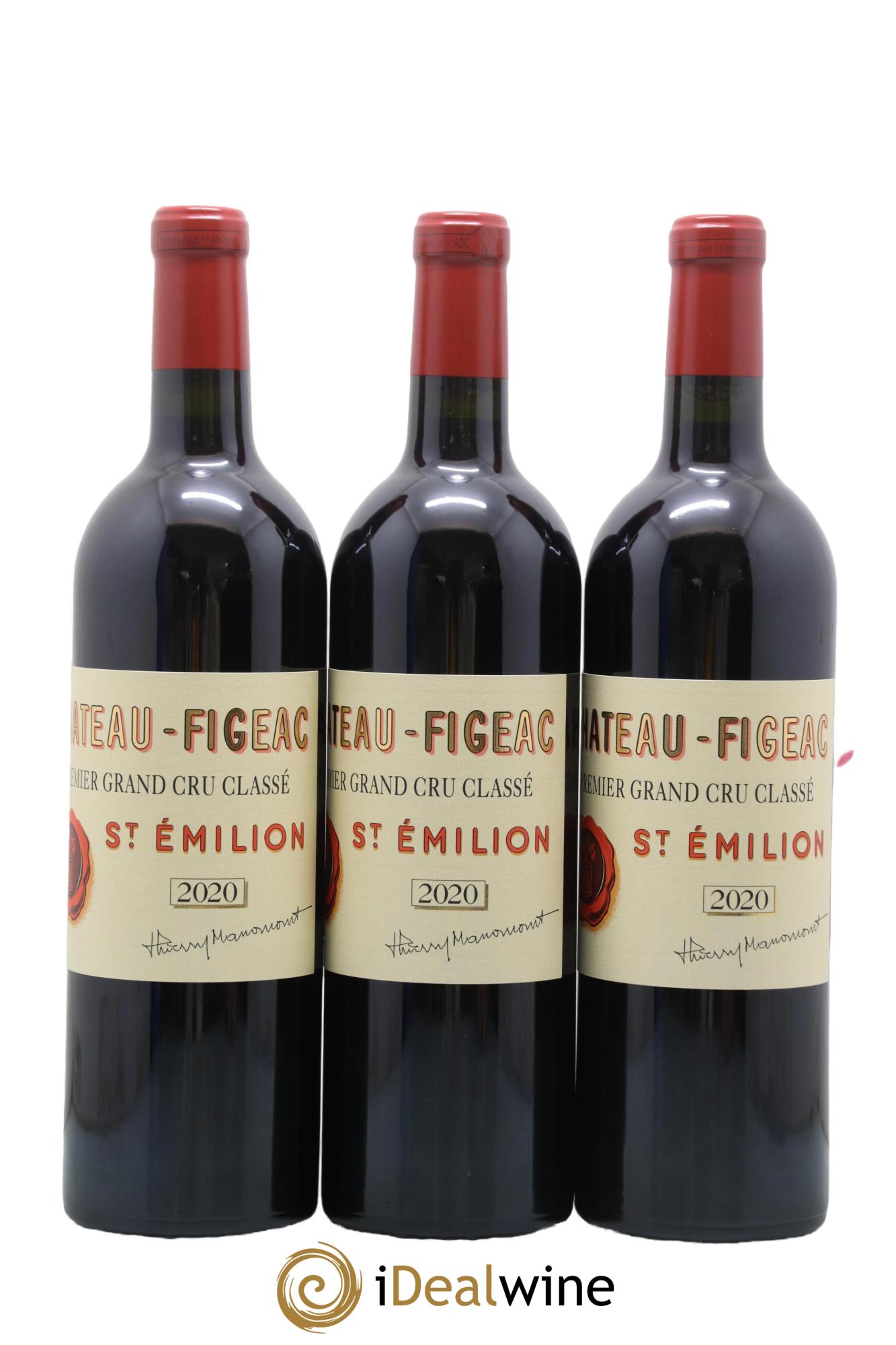 Château Figeac 1er Grand Cru Classé A 2020 - Lotto di 6 bottiglie - 3