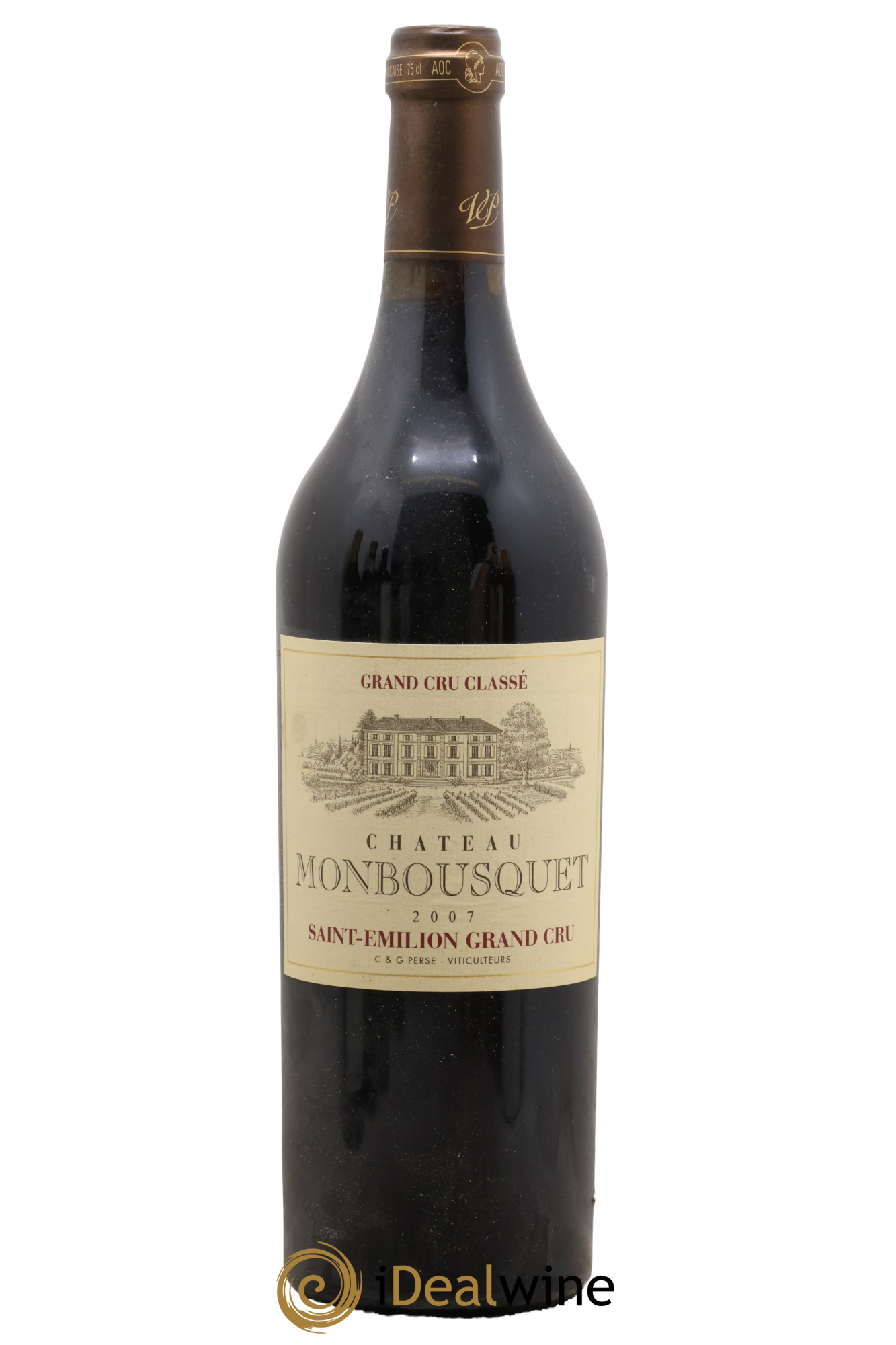 Château Monbousquet Grand Cru Classé 2007 - Posten von 1 Flasche - 0