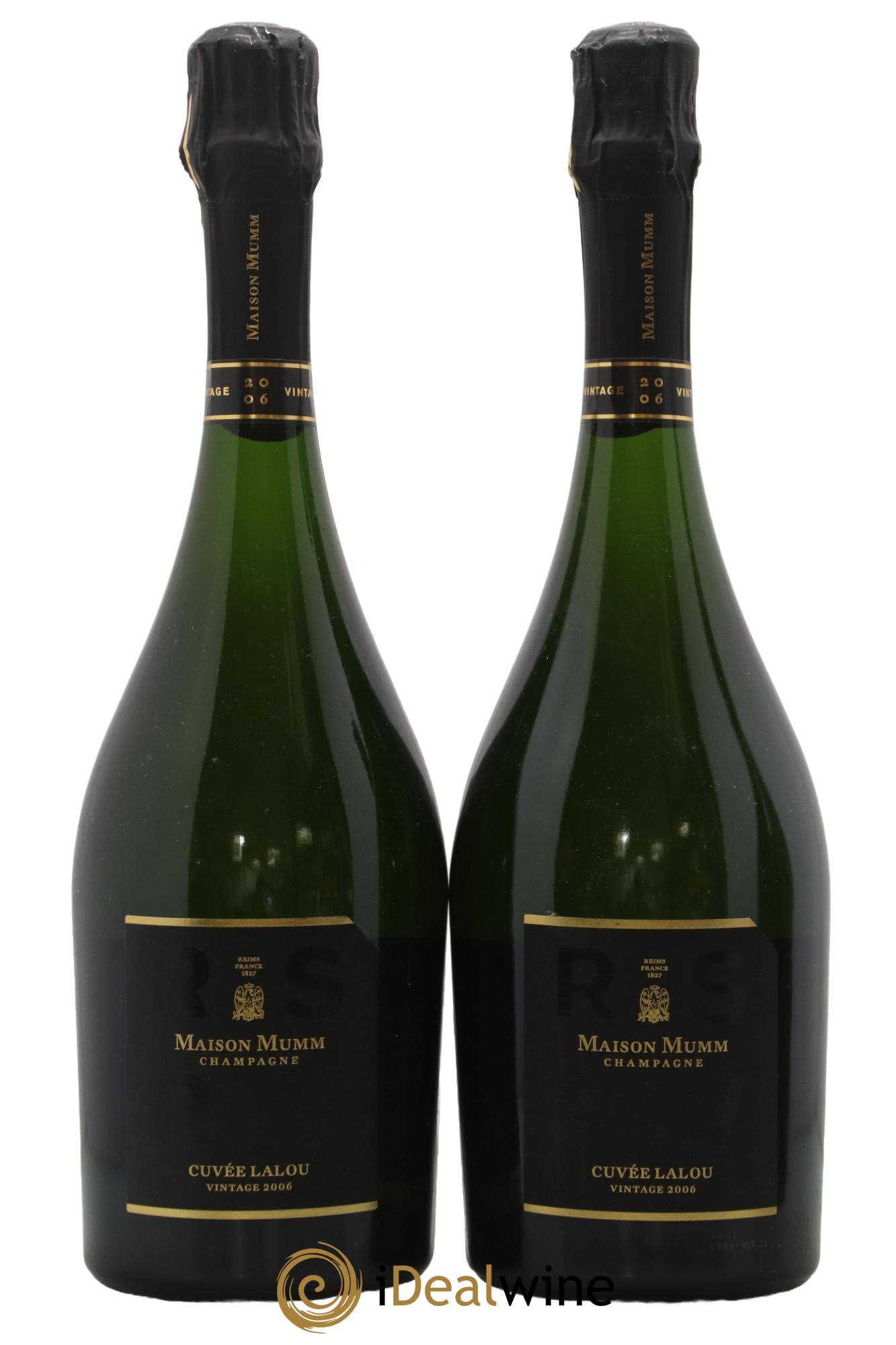 RSRV cuvée Lalou Mumm 2006 - Posten von 2 Flaschen - 0
