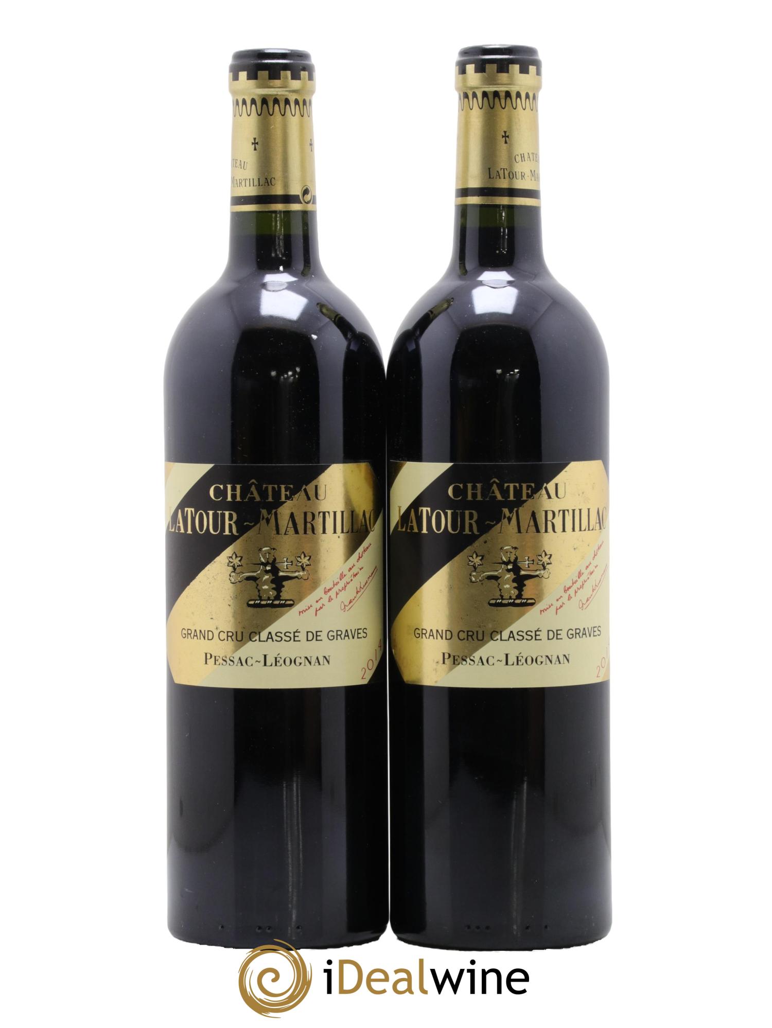Château Latour-Martillac Cru Classé de Graves 2014 - Lotto di 2 bottiglie - 0