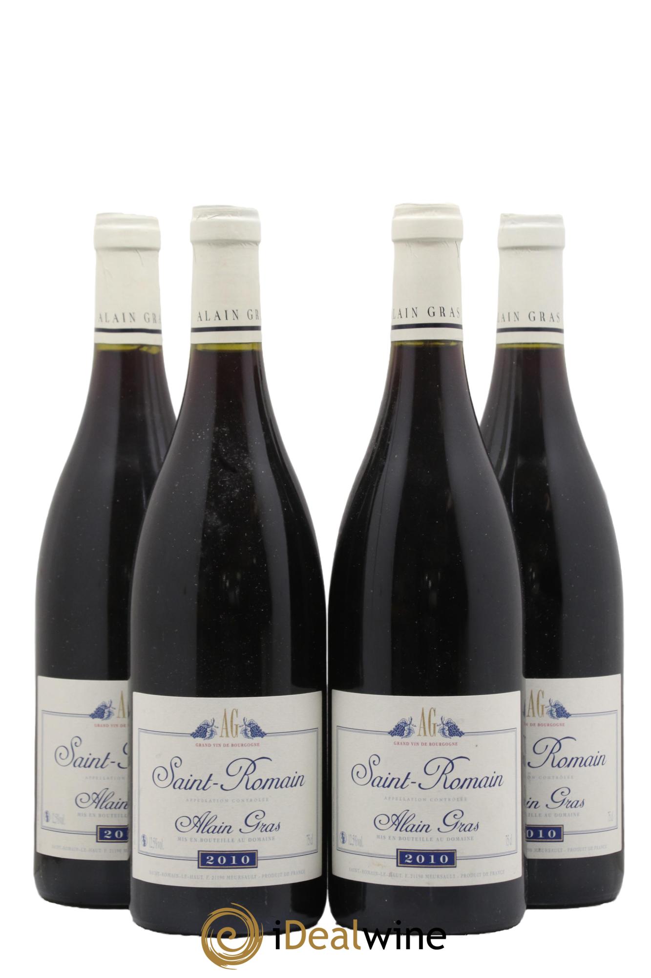 Saint-Romain Alain Gras 2010 - Posten von 4 Flaschen - 0