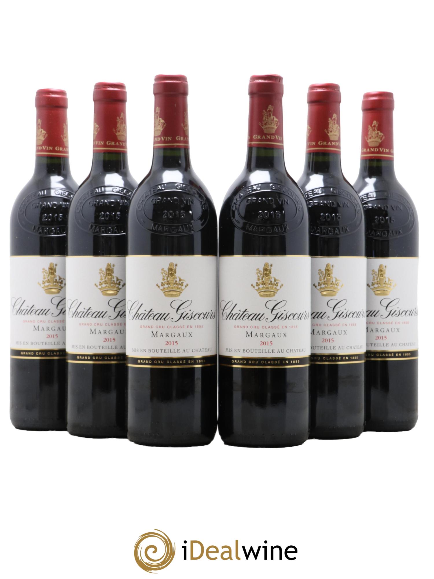 Château Giscours 3ème Grand Cru Classé 2015 - Lot de 6 bouteilles - 0