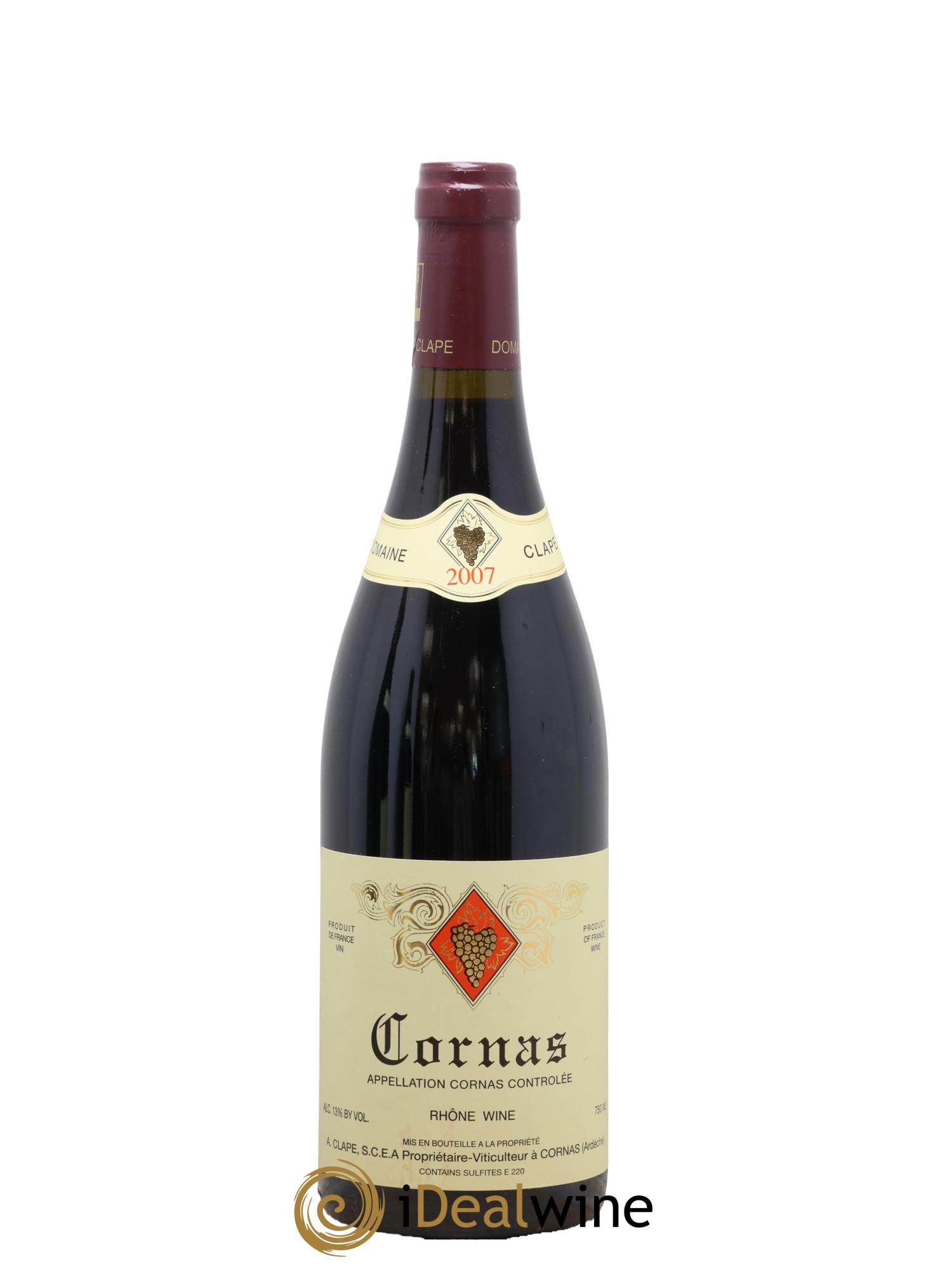 Cornas Auguste Clape 2007 - Posten von 1 Flasche - 0