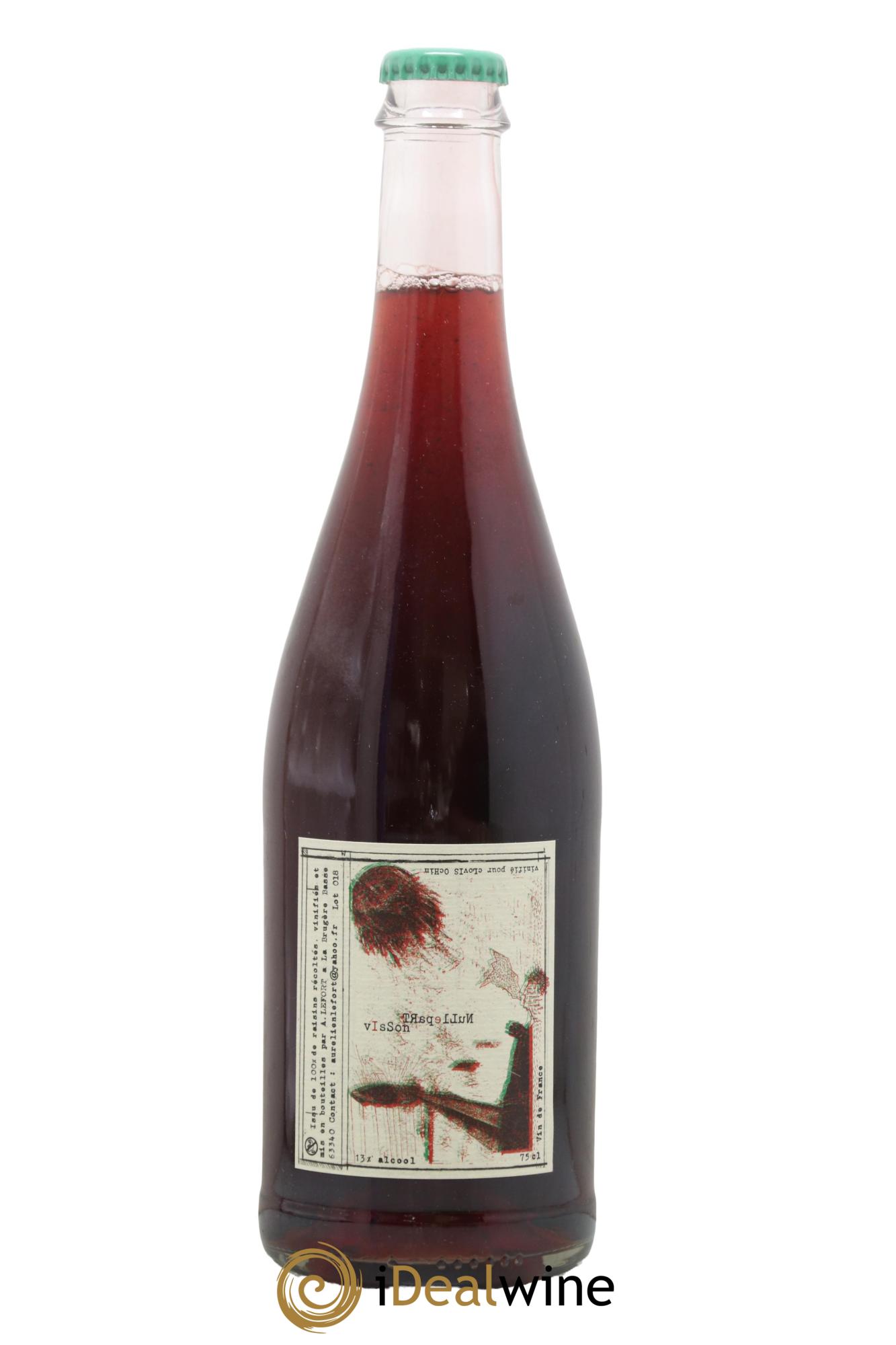Vin de France Nulle Part Visson Aurélien Lefort Nulle Part Visson Aurélien Lefort 2018 - Lotto di 1 bottiglia - 0