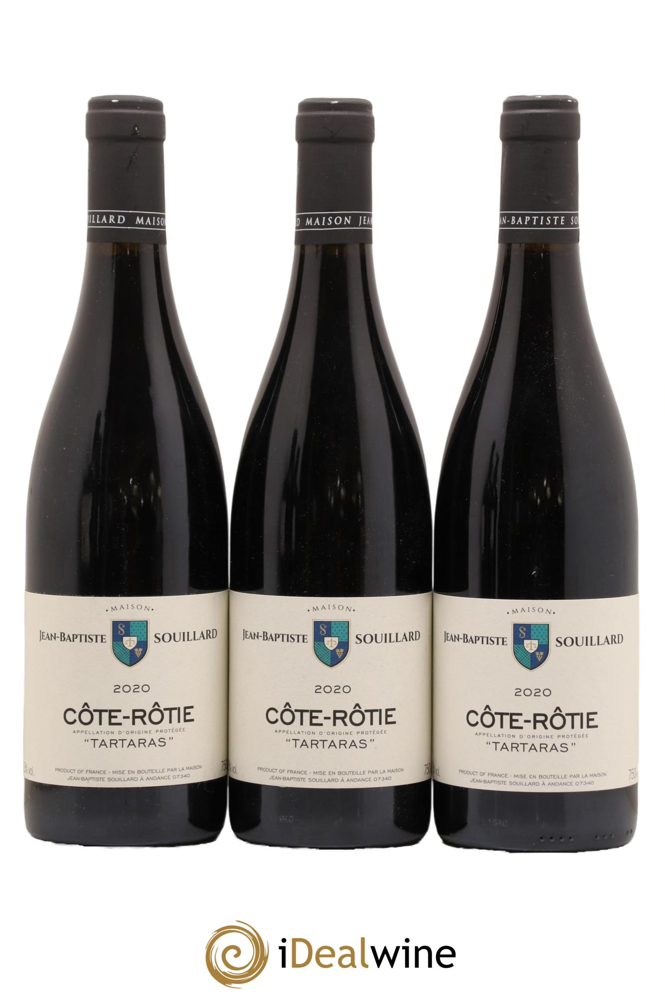 Côte-Rôtie Tartaras Jean-Baptiste Souillard 2020 - Lot de 3 bouteilles - 0