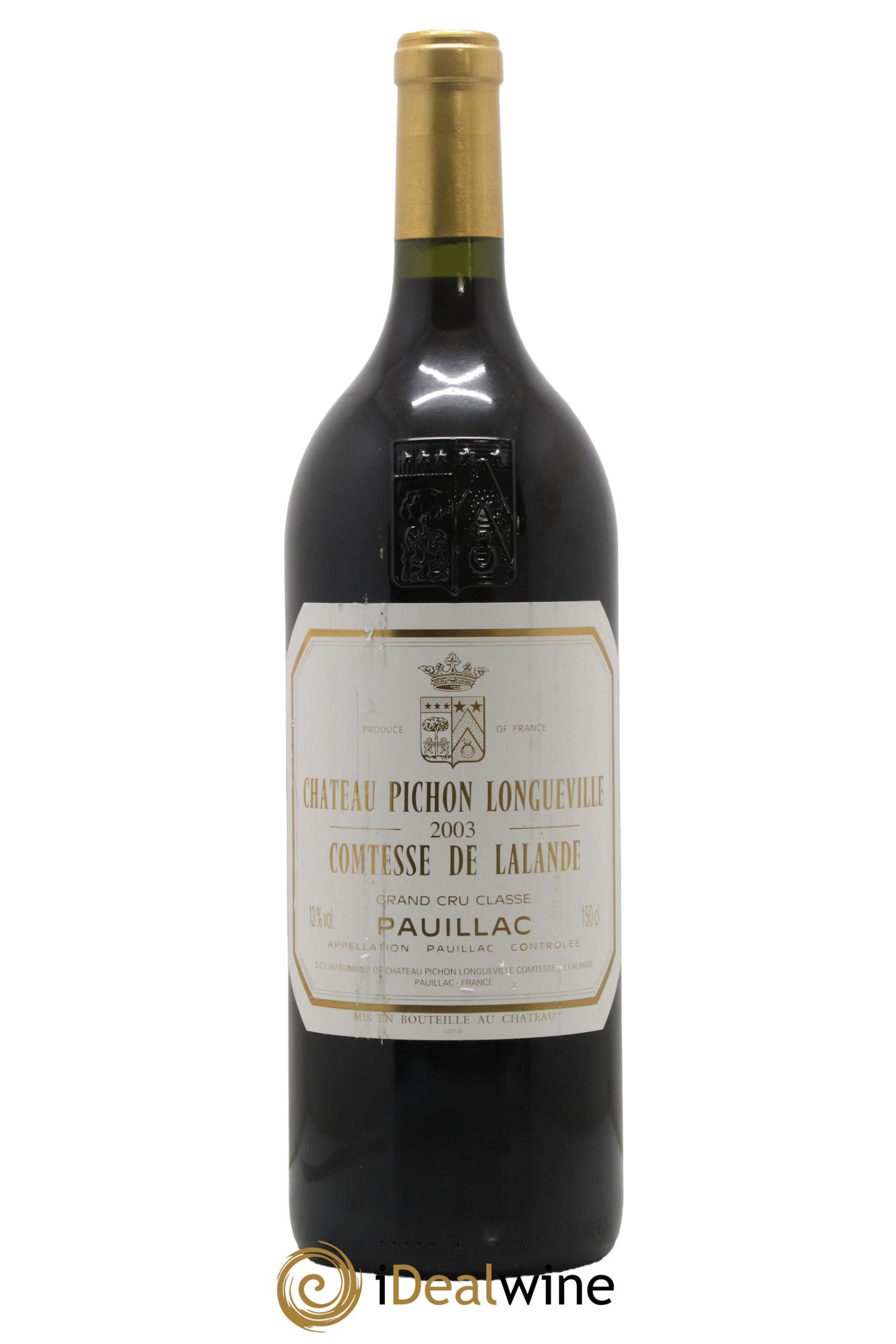 Château Pichon Longueville Comtesse de Lalande 2ème Grand Cru Classé 2003 - Lot de 1 magnum - 0