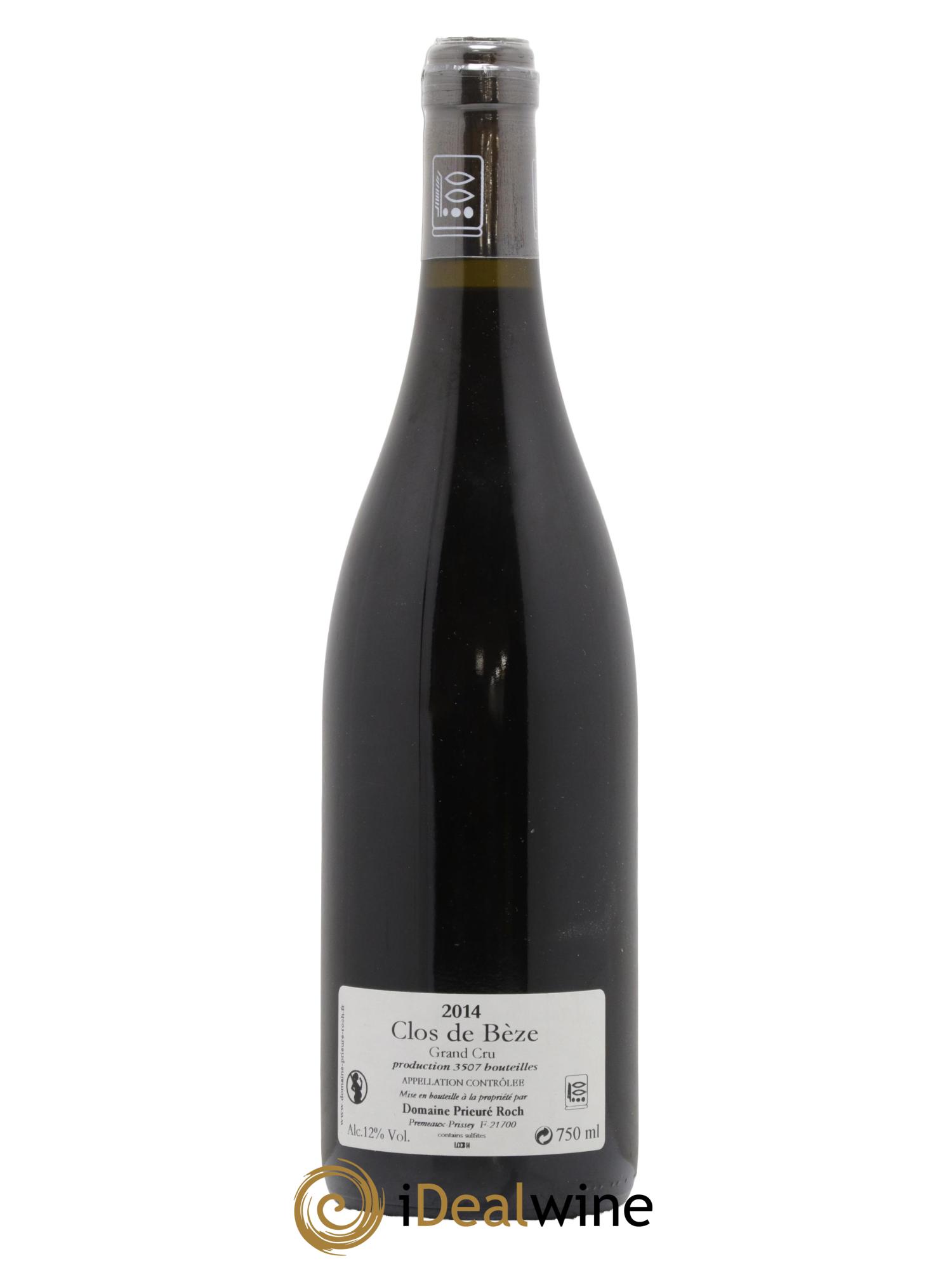 Chambertin Clos de Bèze Grand Cru Prieuré Roch 2014 - Lot de 1 bouteille - 1