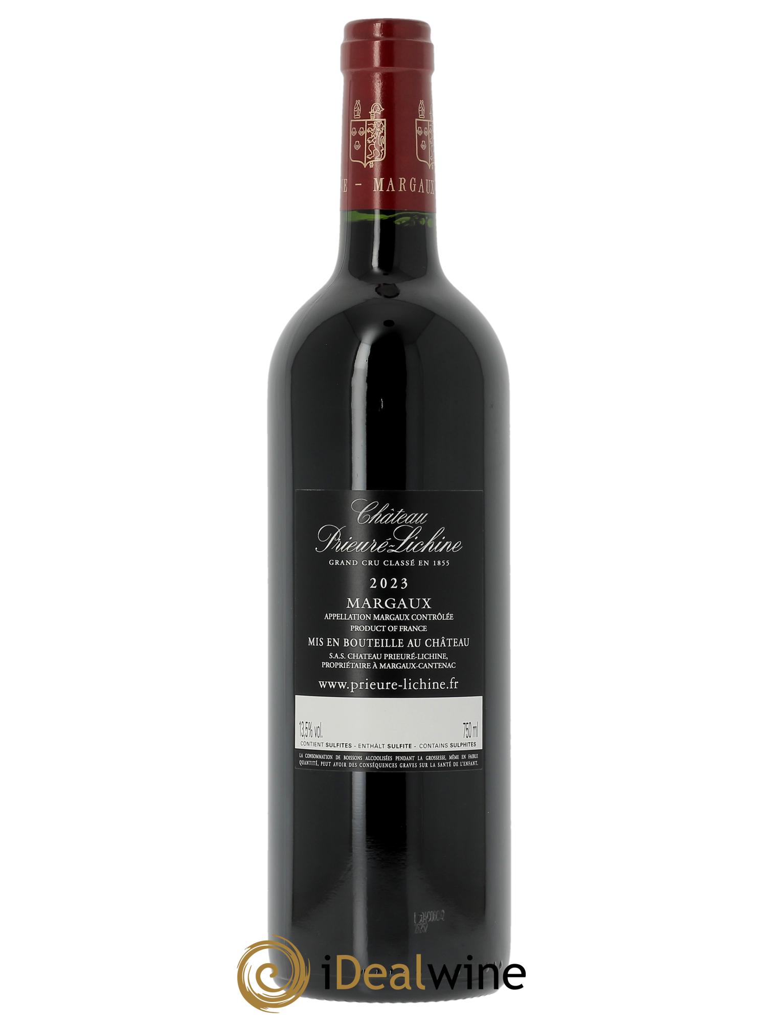 Château Prieuré Lichine 4ème Grand Cru Classé (CBO à partir de 6 bts) 2023 - Lot de 1 bouteille - 1