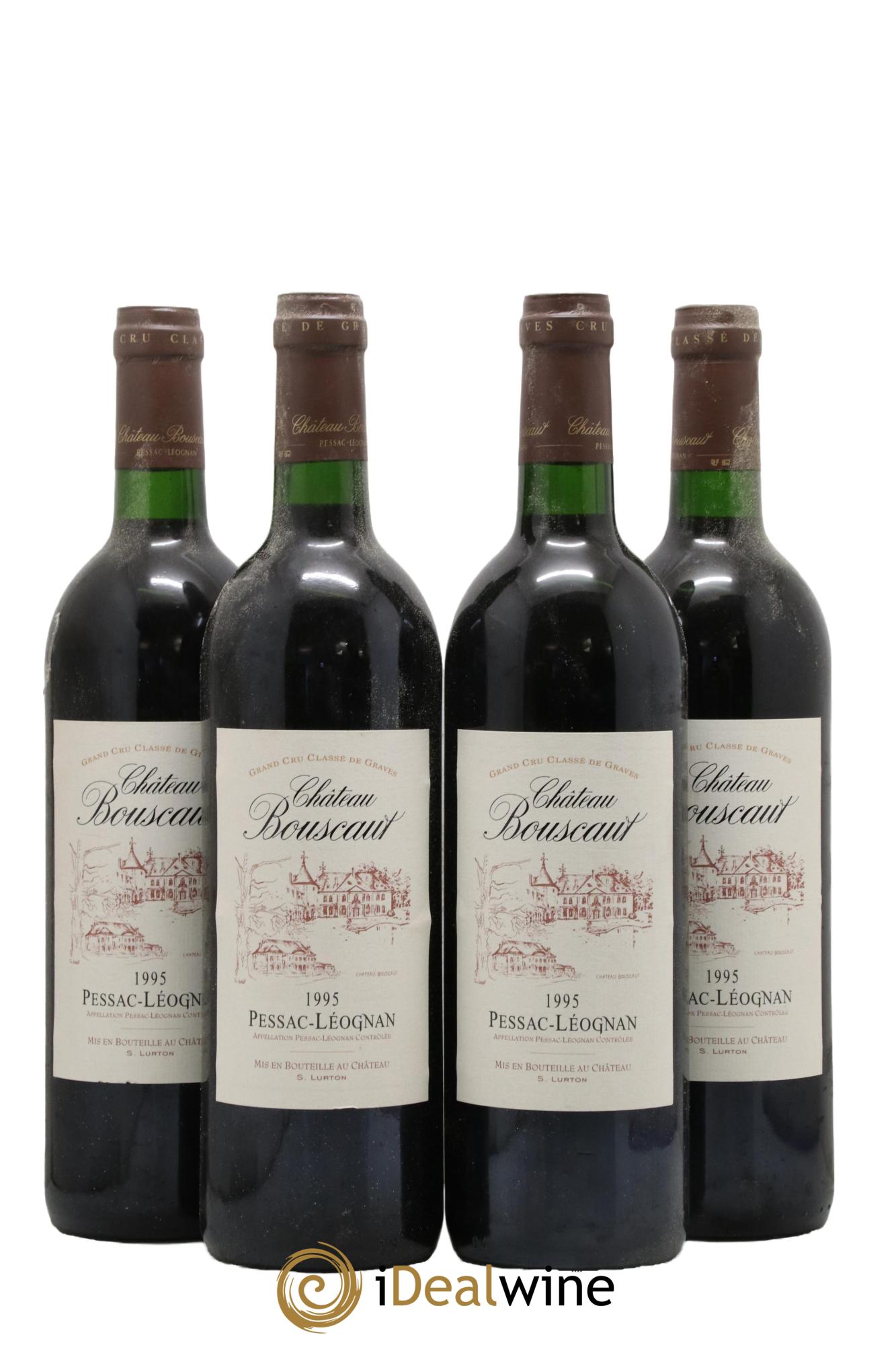 Château Bouscaut Cru Classé de Graves 1995 - Posten von 4 Flaschen - 0