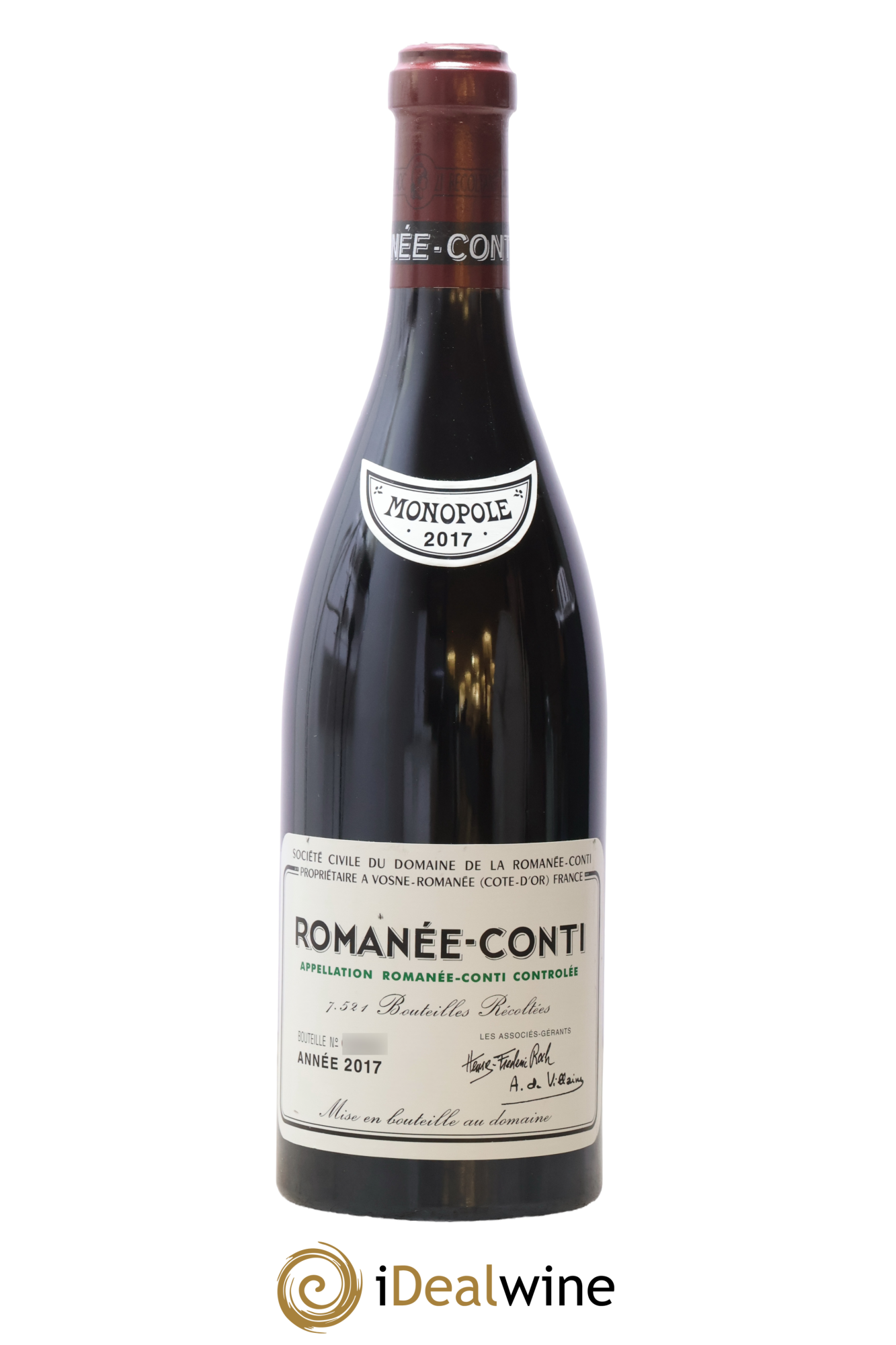 Romanée-Conti Grand Cru Domaine de la Romanée-Conti 2017 - Posten von 1 Flasche - 0