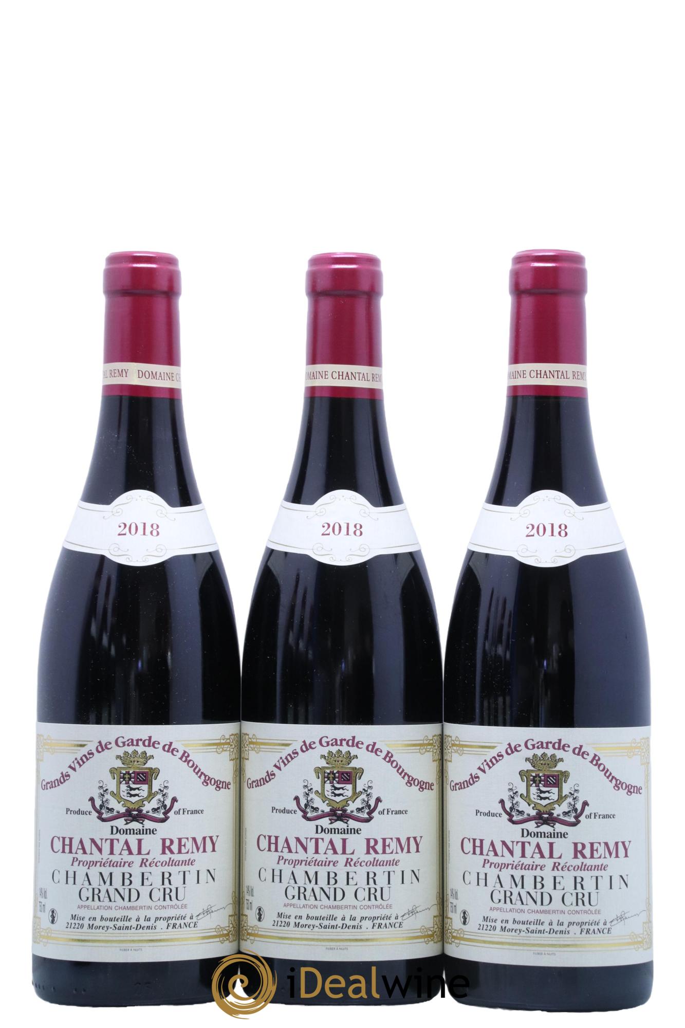 Chambertin Grand Cru Domaine Chantal Remy 2018 - Posten von 6 Flaschen - 2