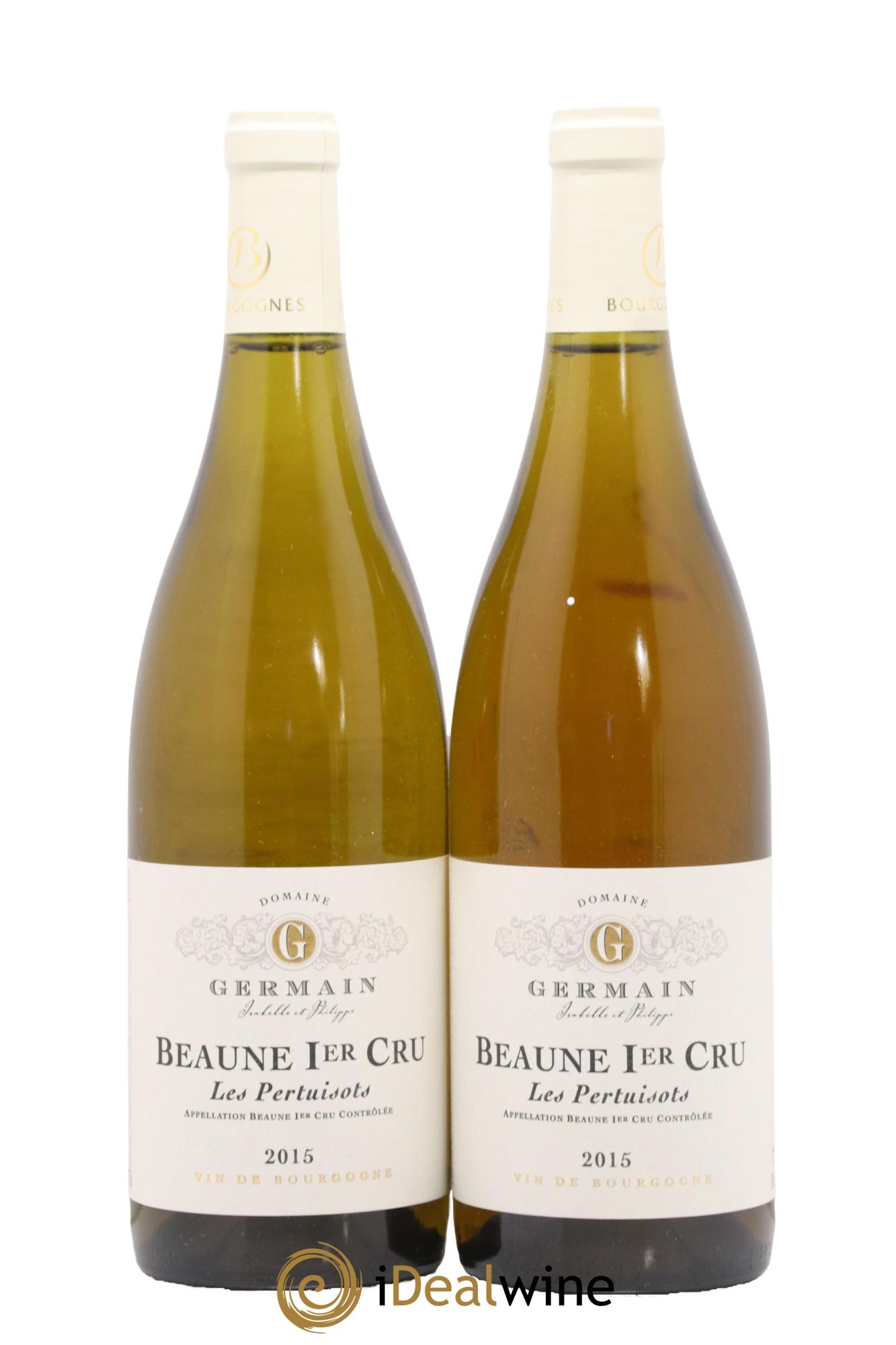 Beaune 1er Cru Pertuisot Philippe Germain 2015 - Lot de 2 bouteilles - 0