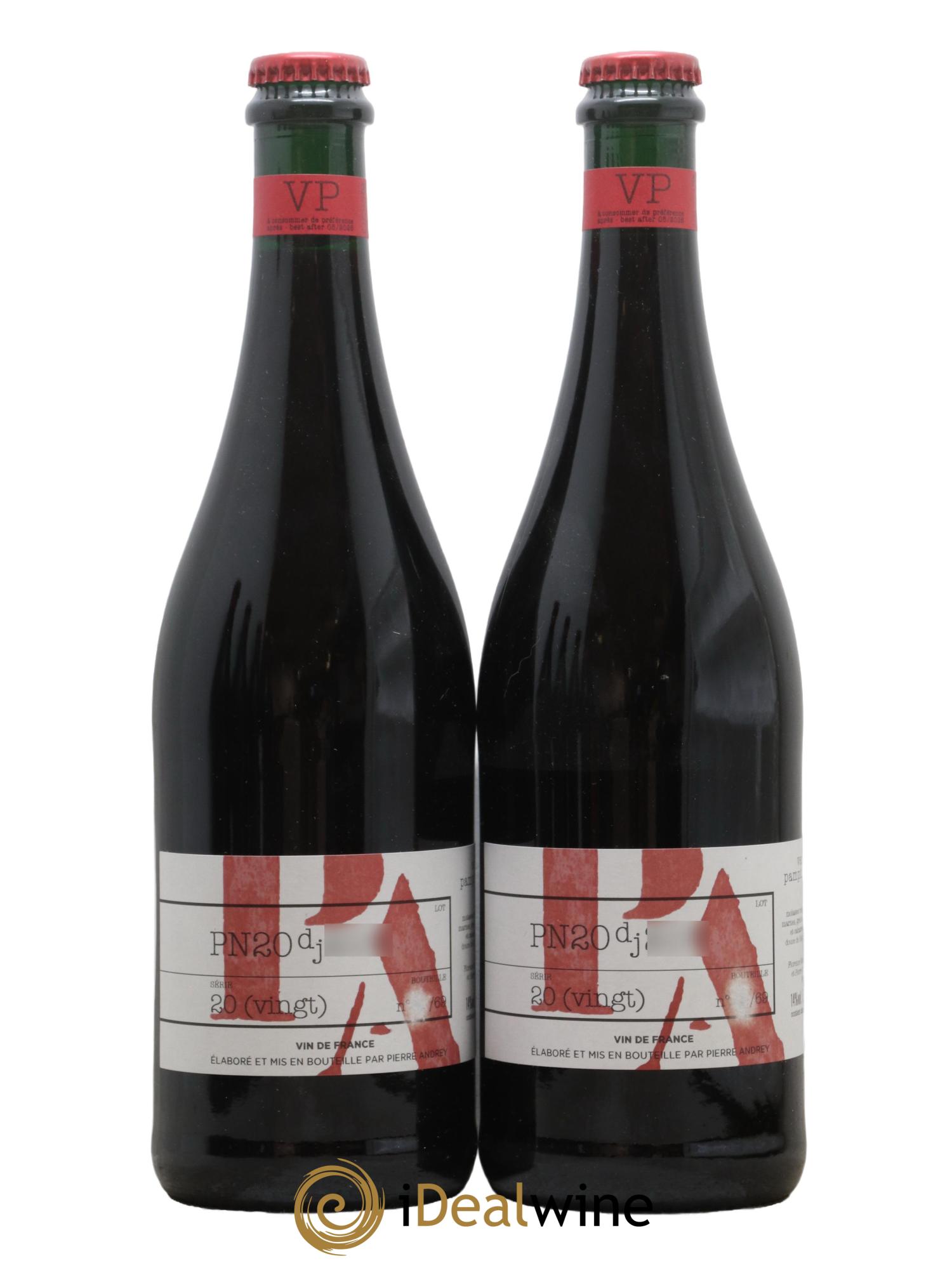 Vin de France Verba Pampinea Pinot Noir Florence Bouleaux et Pierre Andrey 2020 - Lotto di 2 bottiglie - 0