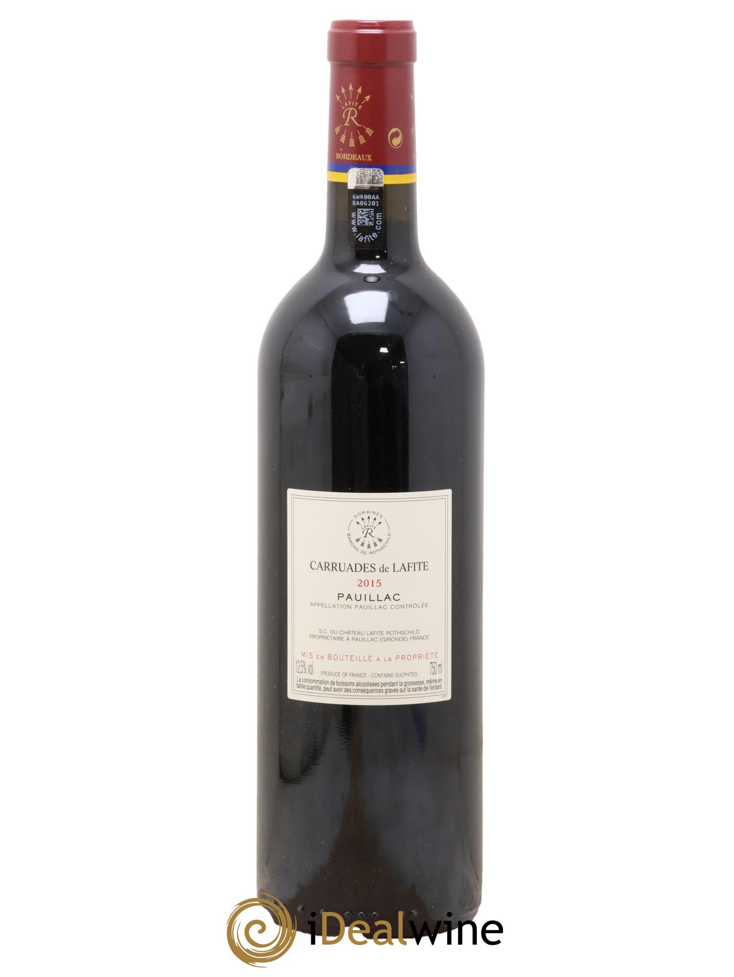 Carruades de Lafite Rothschild Second Vin 2015 - Lot of 1 bottle - 2