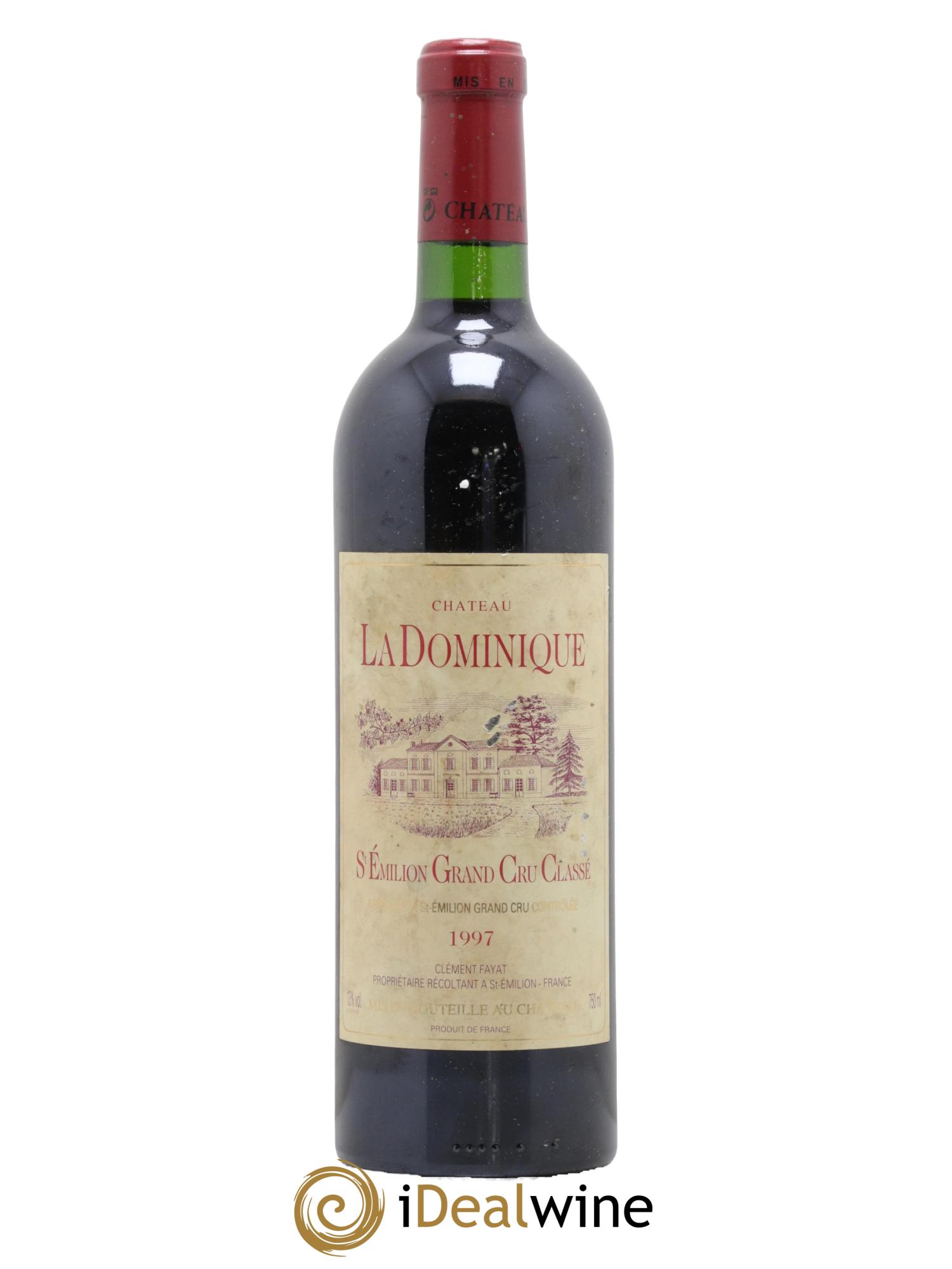 Château la Dominique Grand Cru Classé 1997 - Lot de 1 bouteille - 0