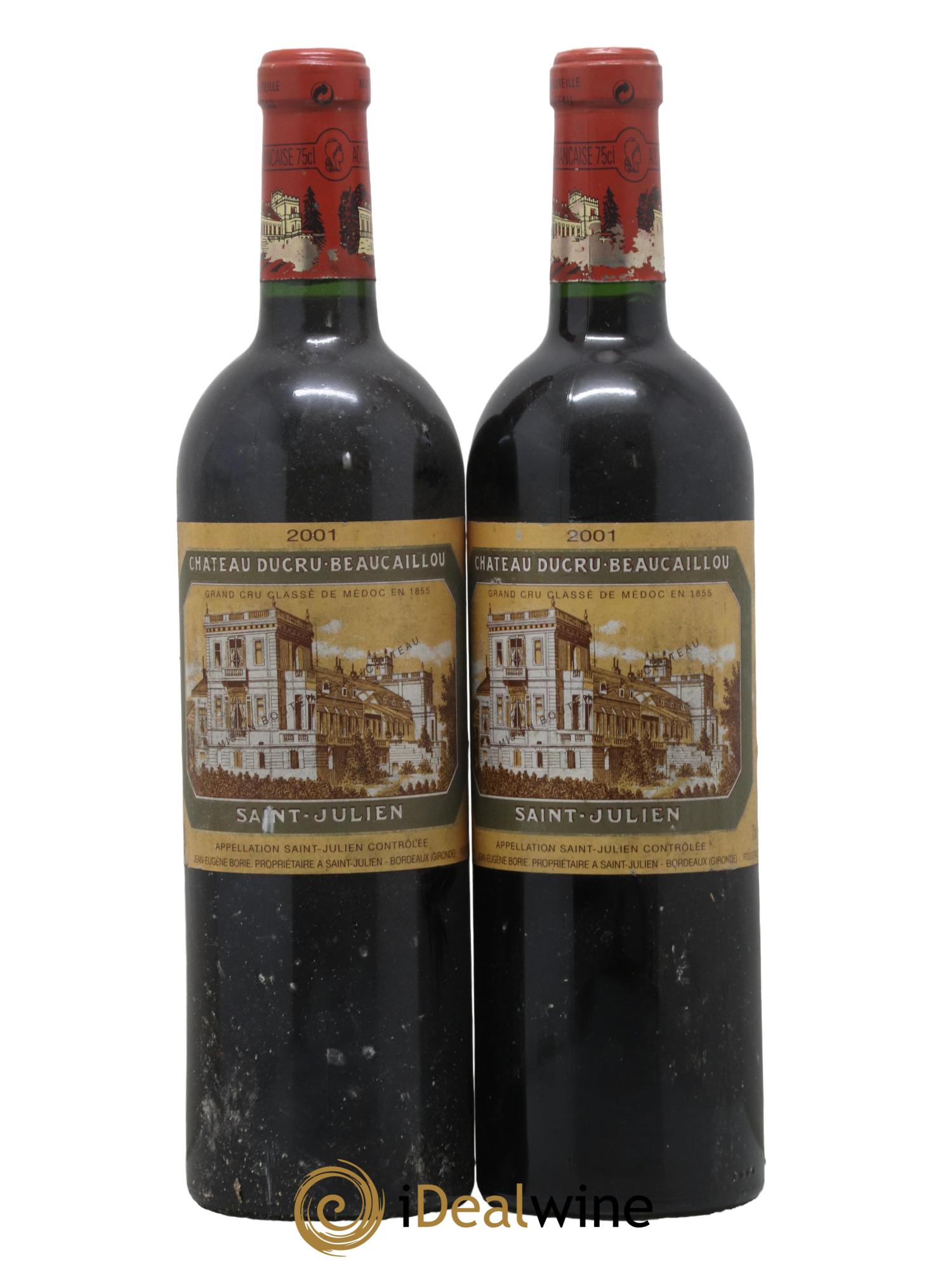 Château Ducru Beaucaillou 2ème Grand Cru Classé 2001 - Posten von 2 Flaschen - 0