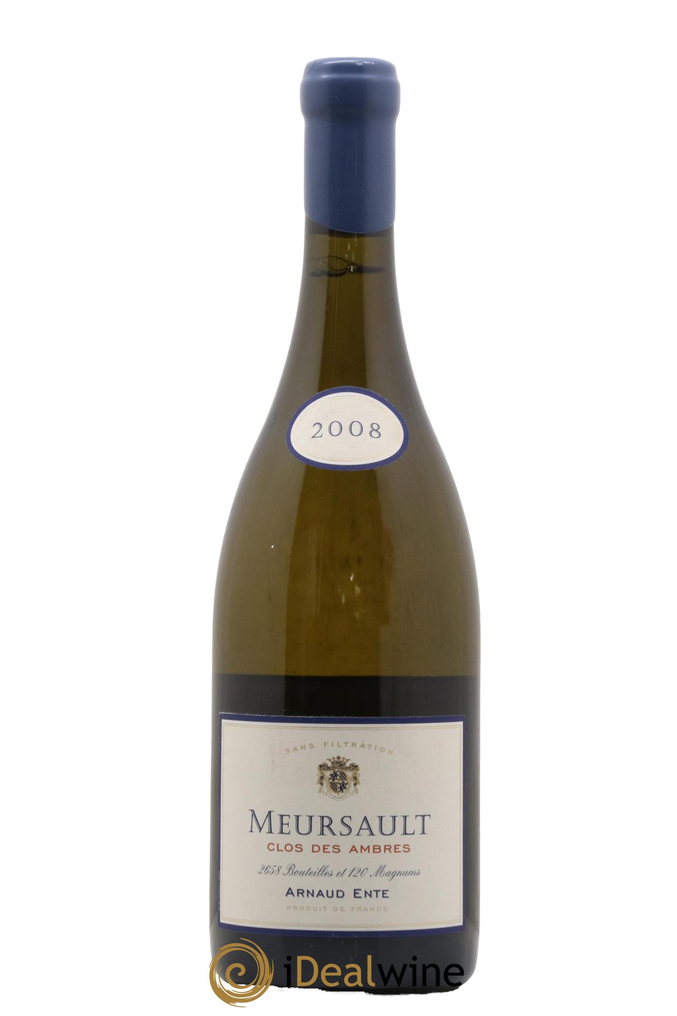 Meursault Clos des Ambres Arnaud Ente 2008 - Lotto di 1 bottiglia - 0