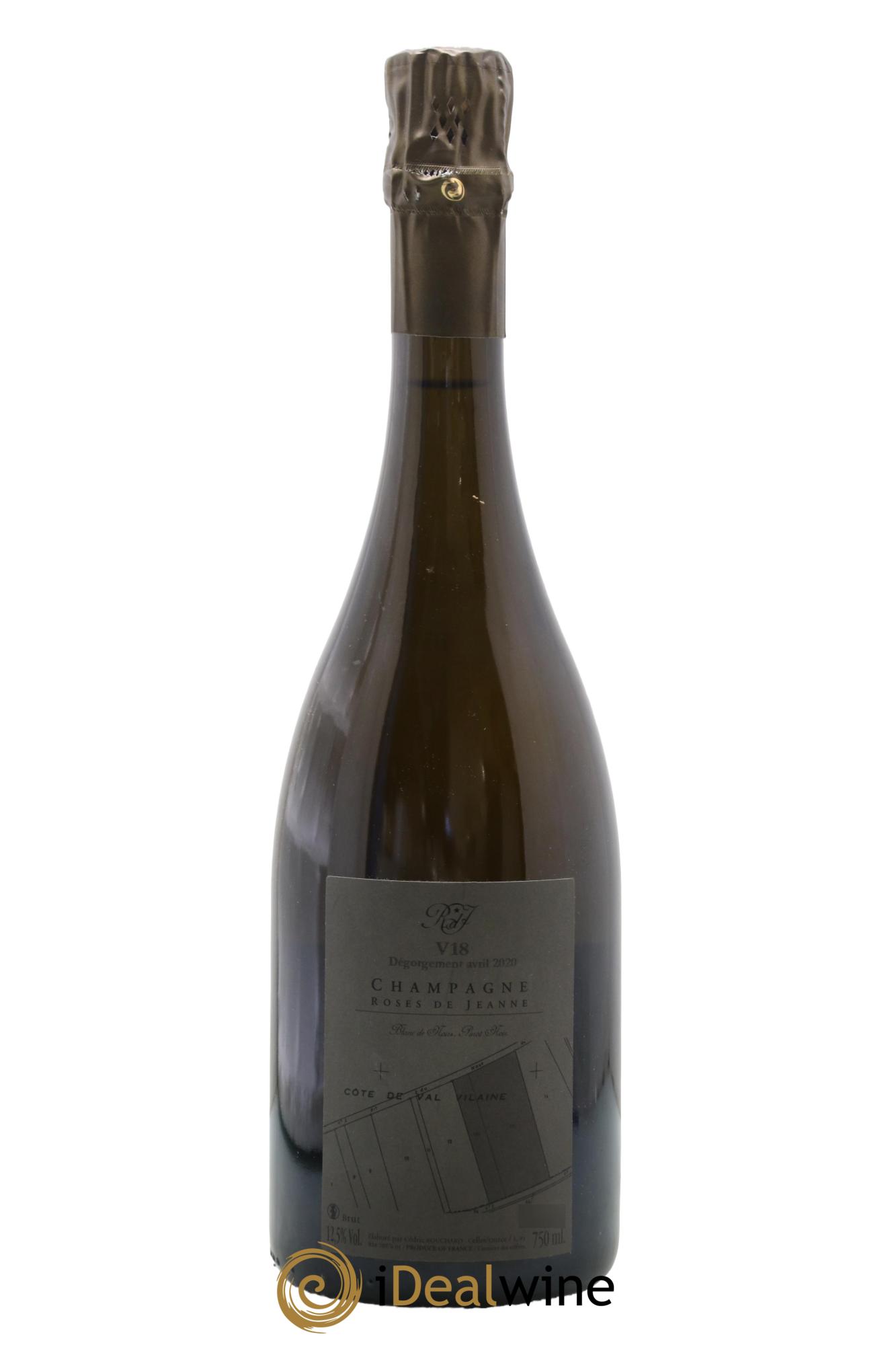 Roses de Jeanne Côte de Val Vilaine Blanc de Noirs Cédric Bouchard 2018 - Lot de 1 bouteille - 1