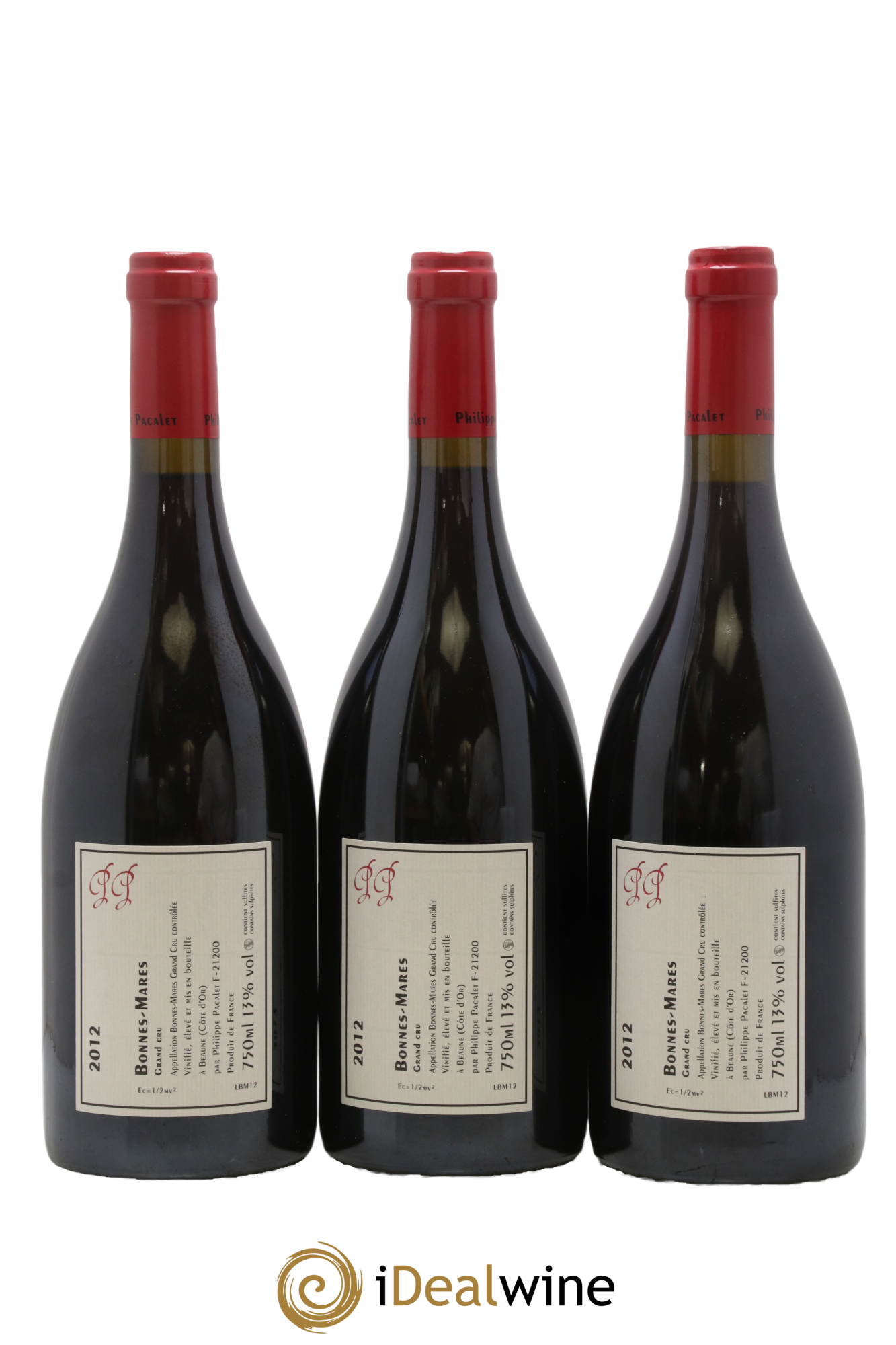 Bonnes-Mares Grand Cru Philippe Pacalet 2012 - Lot de 3 bouteilles - 1