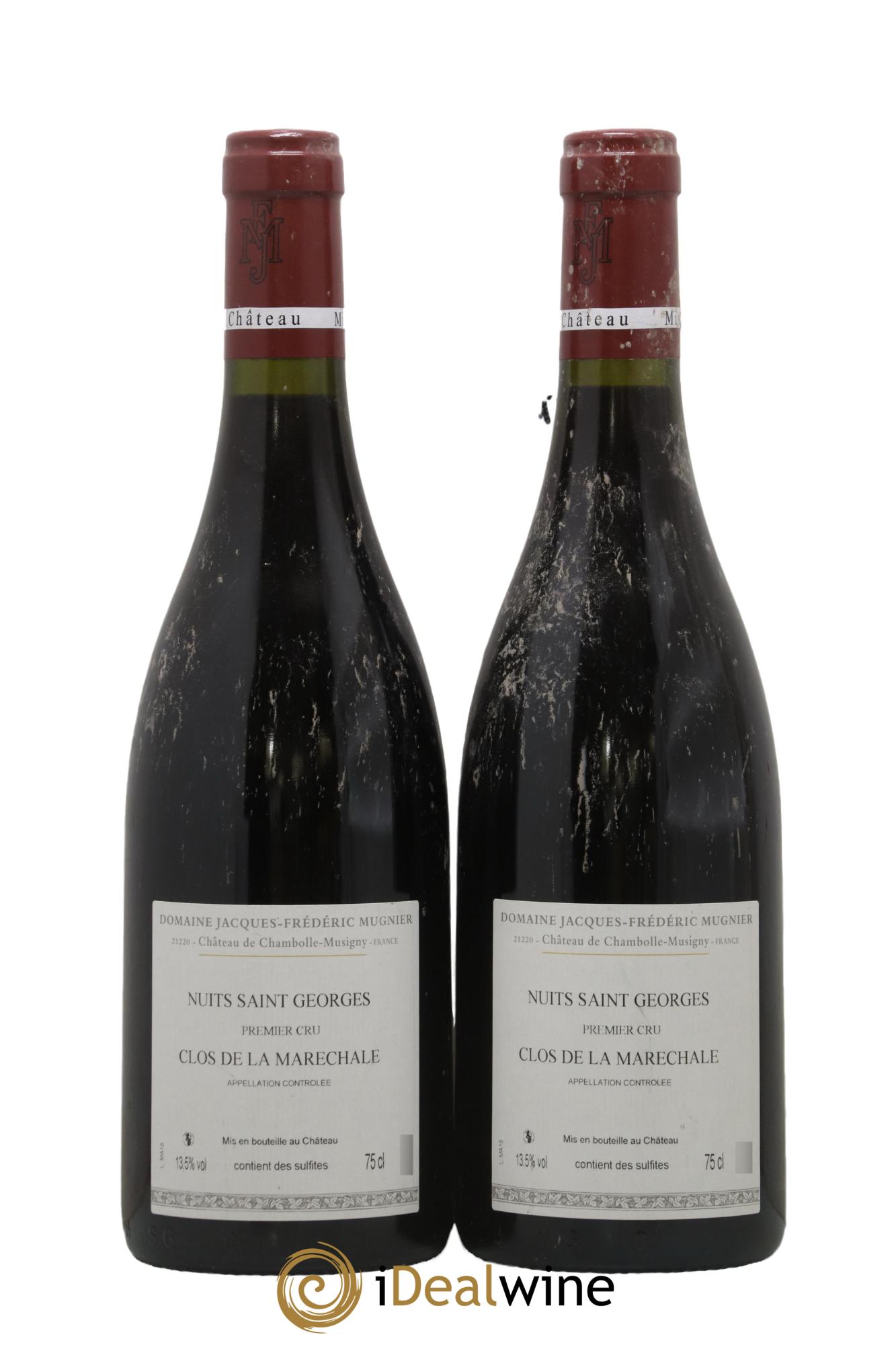 Nuits-Saint-Georges 1er Cru Clos de La Maréchale Jacques-Frédéric Mugnier 2015 - Lot de 2 bouteilles - 1