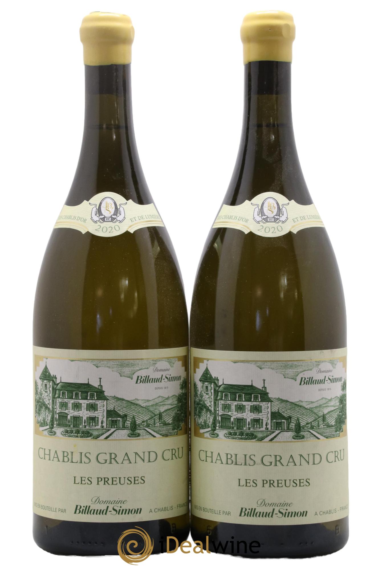 Chablis Grand Cru Les Preuses Billaud-Simon (Domaine) 2020 - Lot of 2 magnums - 0