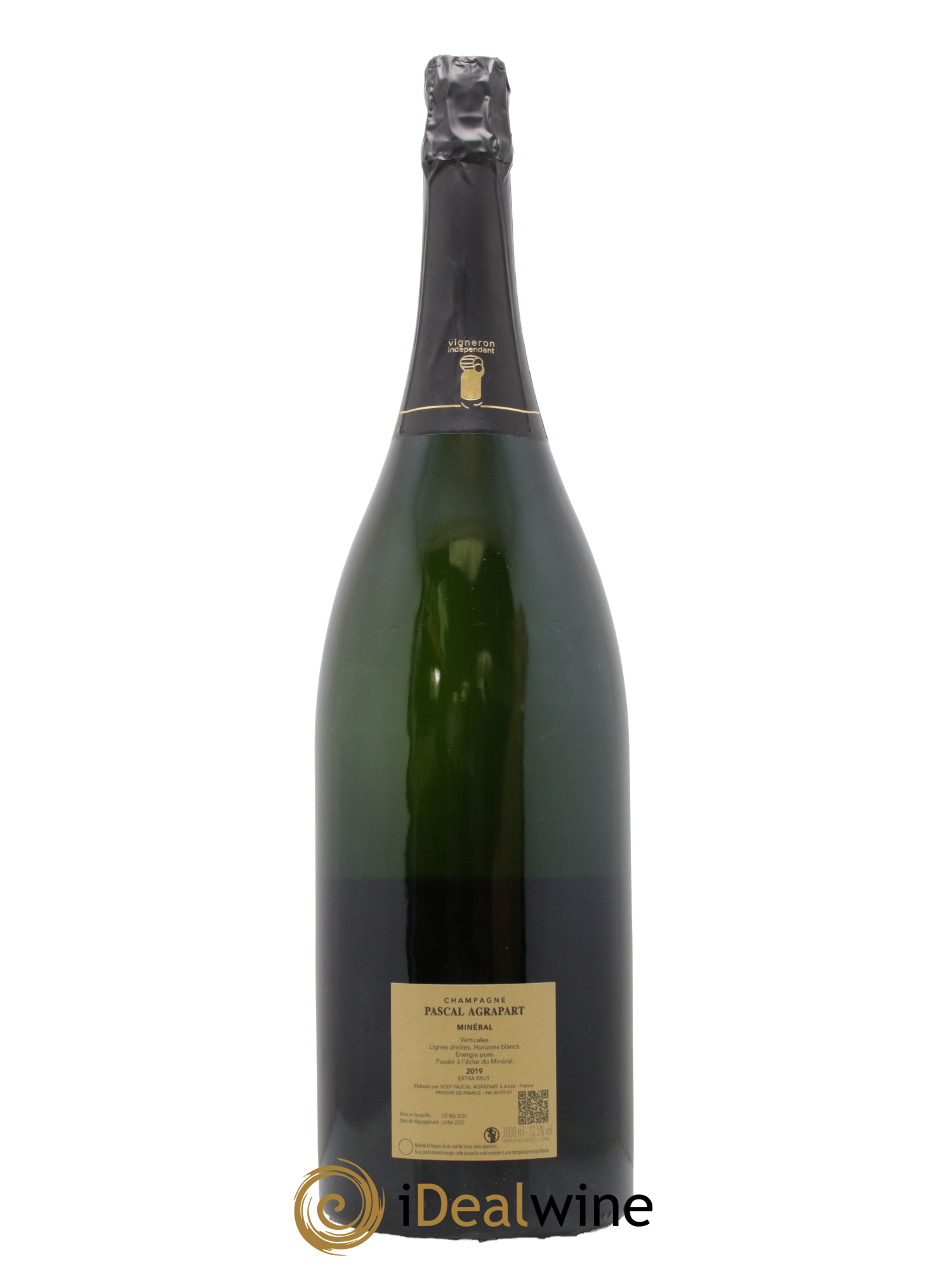 Minéral Blanc de Blancs Extra-Brut Agrapart & Fils 2019 - Lot de 1 double magnum - 1