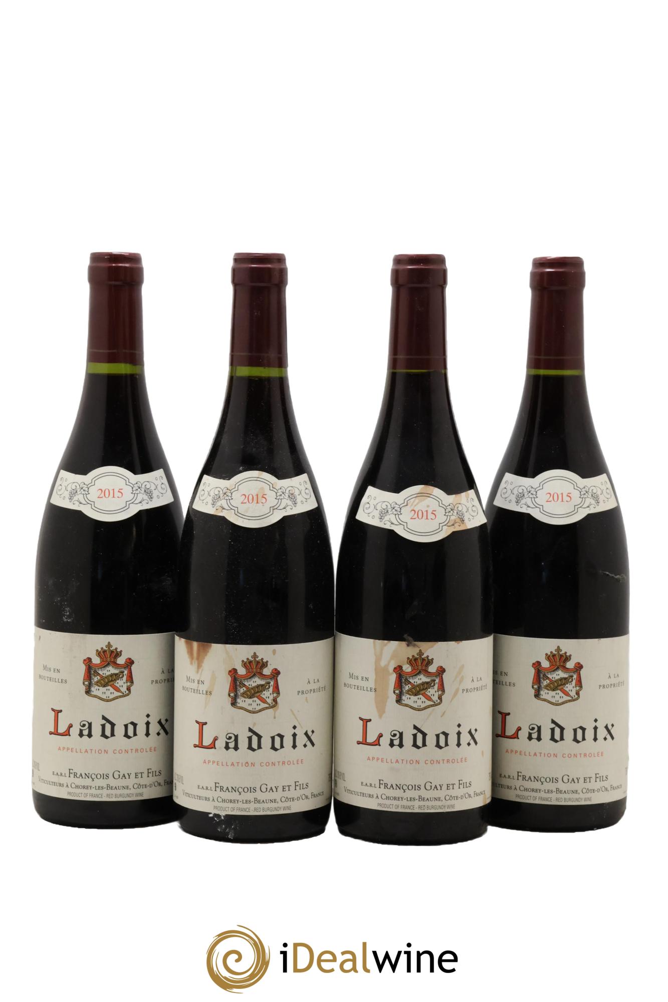Ladoix Domaine François Gay 2015 - Lot de 4 bouteilles - 0