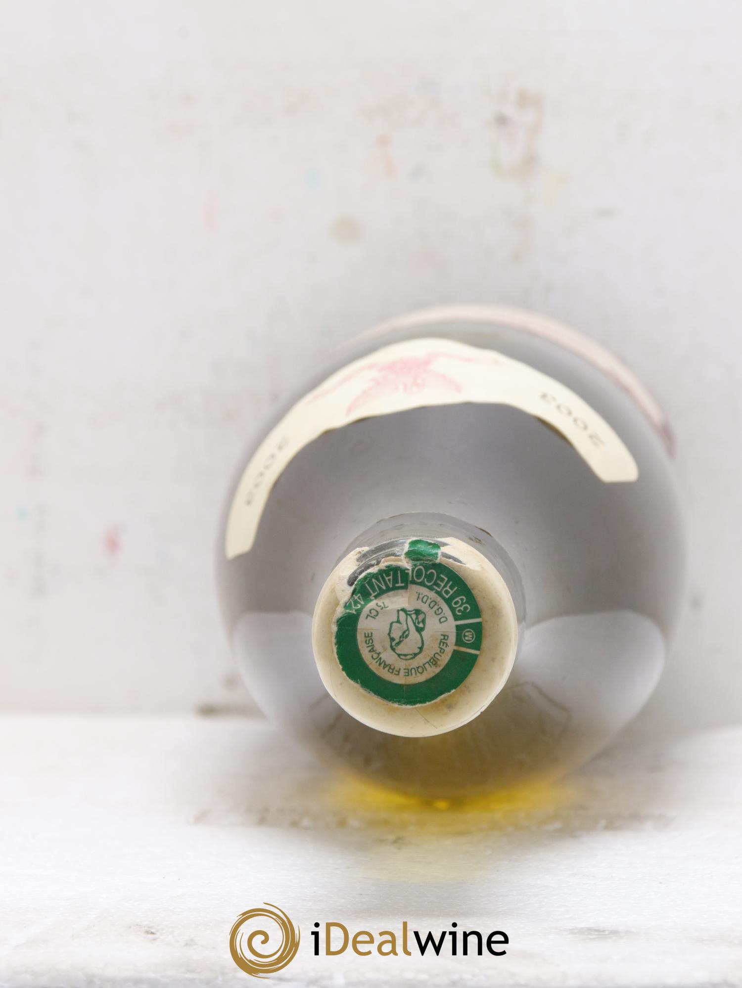 Arbois Pupillin Chardonnay (cire blanche) Overnoy-Houillon (Domaine) 2003 - Lotto di 1 bottiglia - 2