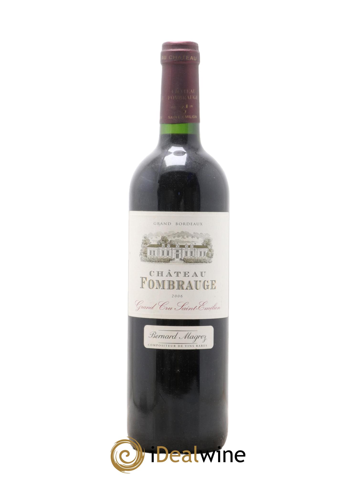 Château Fombrauge Grand Cru Classé 2006 - Lot de 1 bouteille - 0