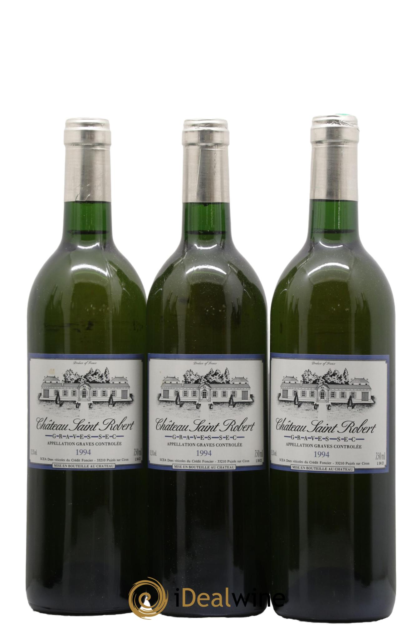 Château Saint-Robert 1994 - Lotto di 3 bottiglie - 0
