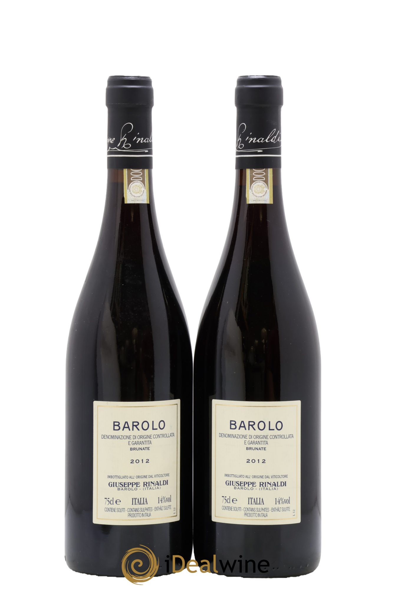 Barolo DOCG Brunate Giuseppe Rinaldi 2012 - Lot de 2 bouteilles - 1