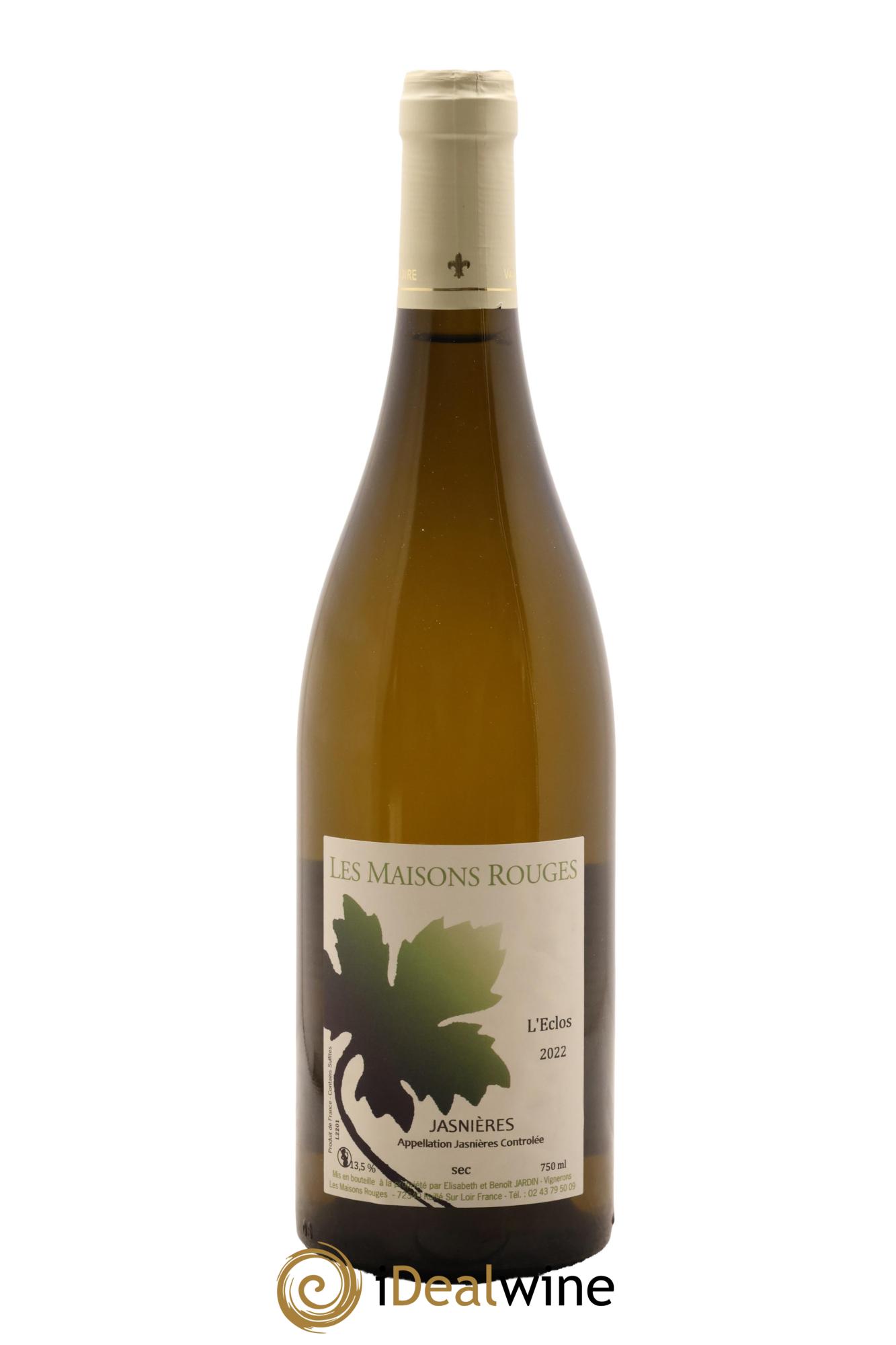 Jasnières L'Eclos Domaine les Maisons Rouges 2022 - Lotto di 1 bottiglia - 0
