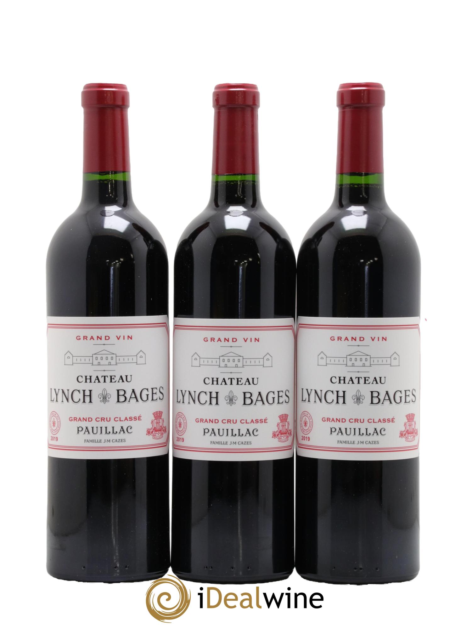 Château Lynch Bages 5ème Grand Cru Classé 2019 - Lot of 3 bottles - 0