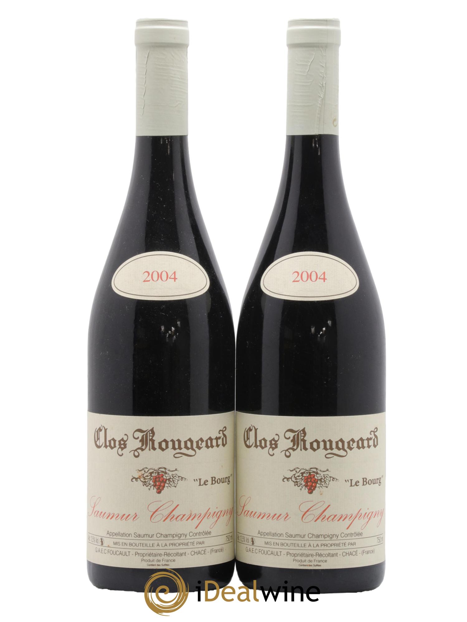 Saumur-Champigny Le Bourg Clos Rougeard 2004 - Lot de 2 bouteilles - 0