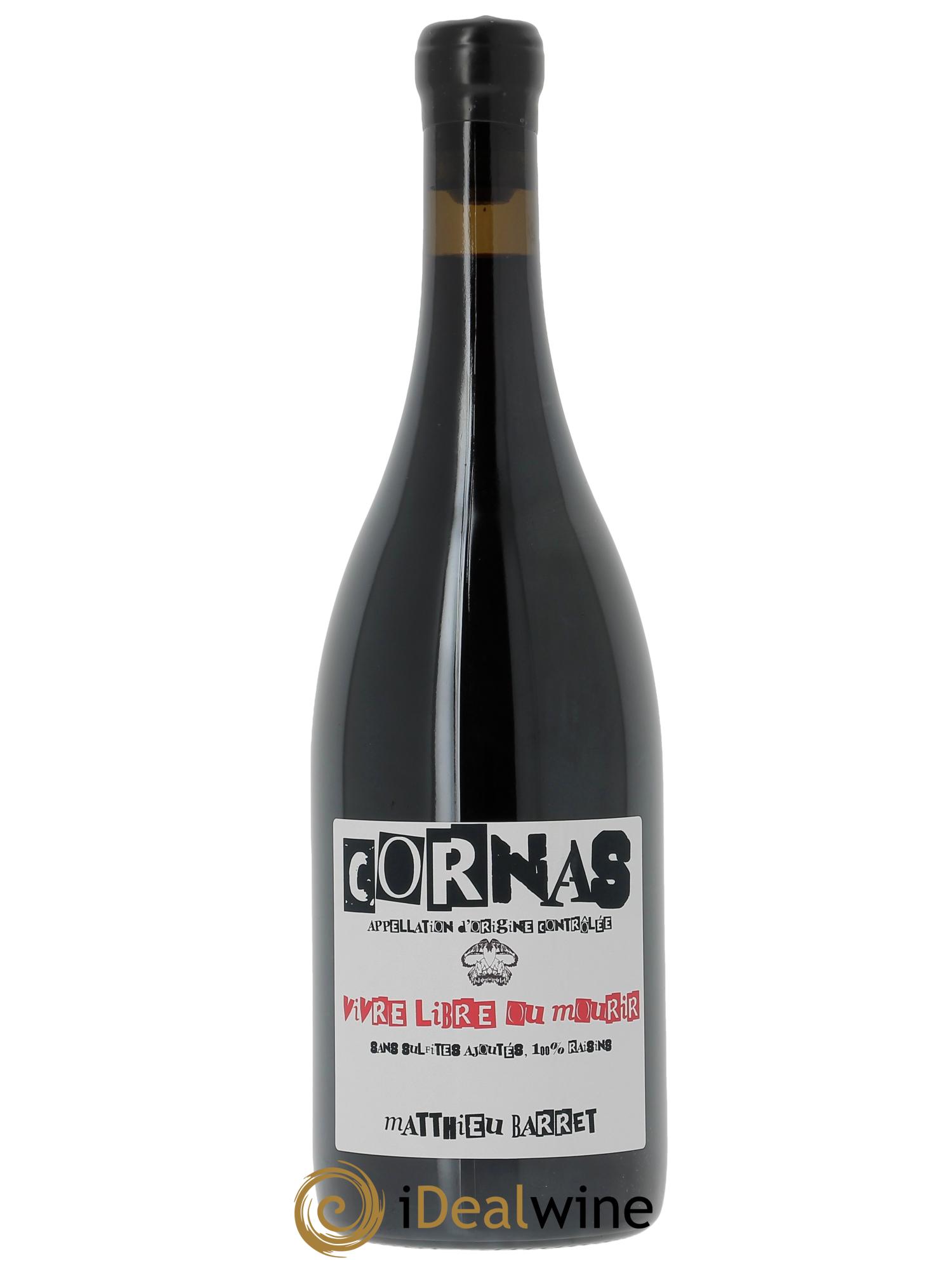 Cornas Vivre Libre ou Mourir Coulet (Domaine du) - Matthieu Barret 2023 - Lot de 1 bouteille - 0