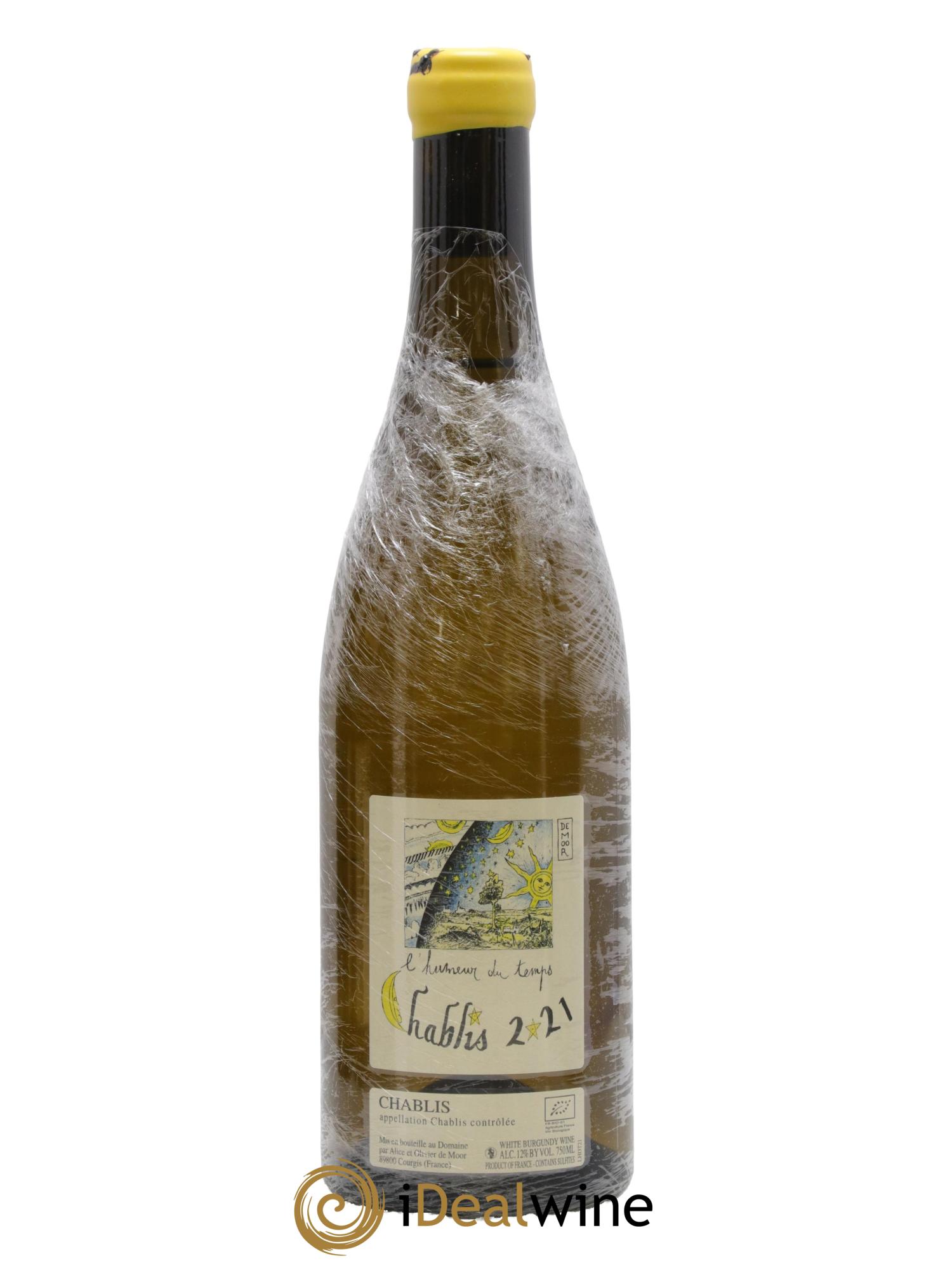 Chablis L'Humeur du Temps Alice et Olivier De Moor 2021 - Lot de 1 bouteille - 0