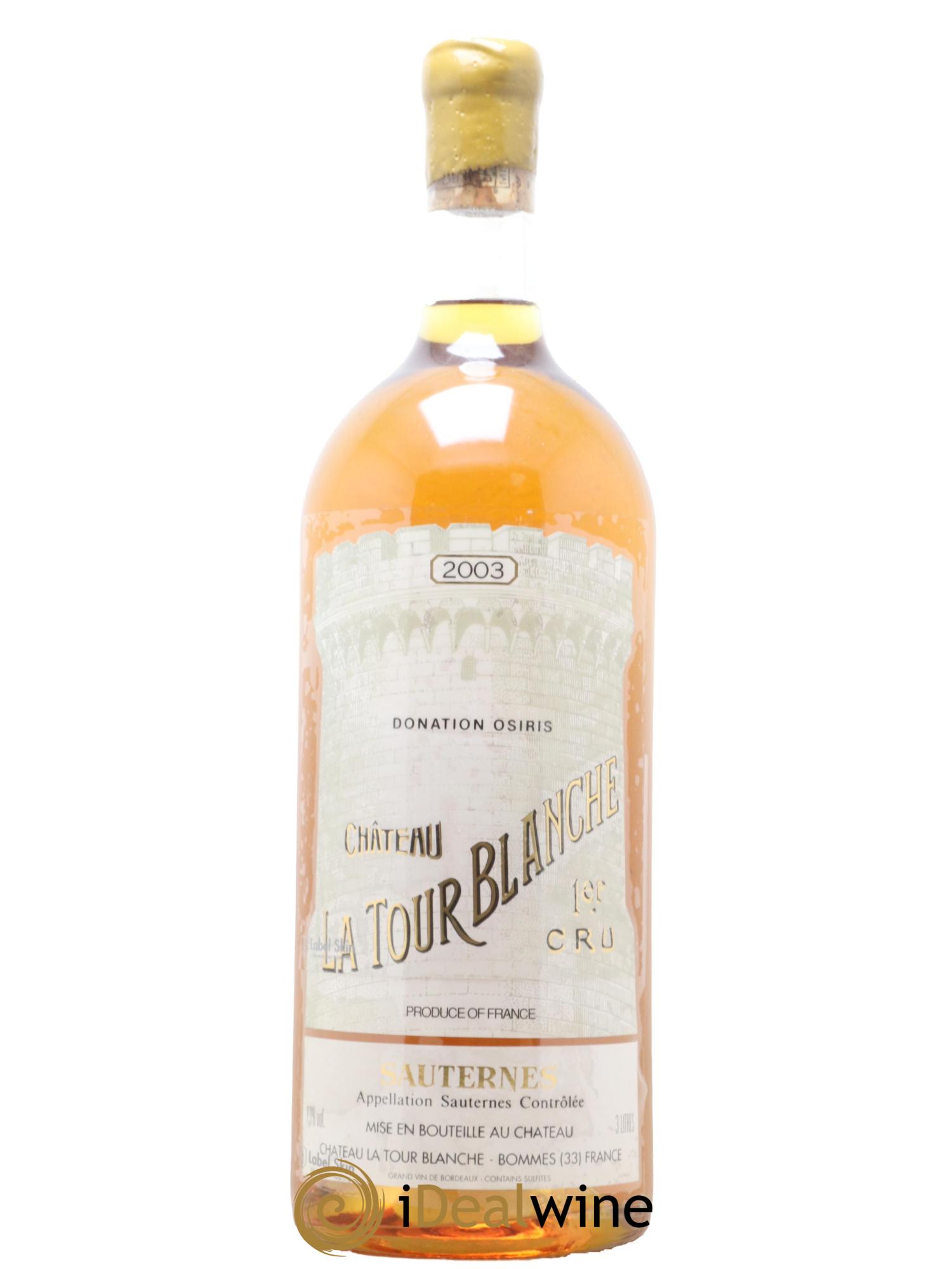 Château la Tour Blanche 1er Grand Cru Classé 2003 - Lotto di 1 jéroboam - 1