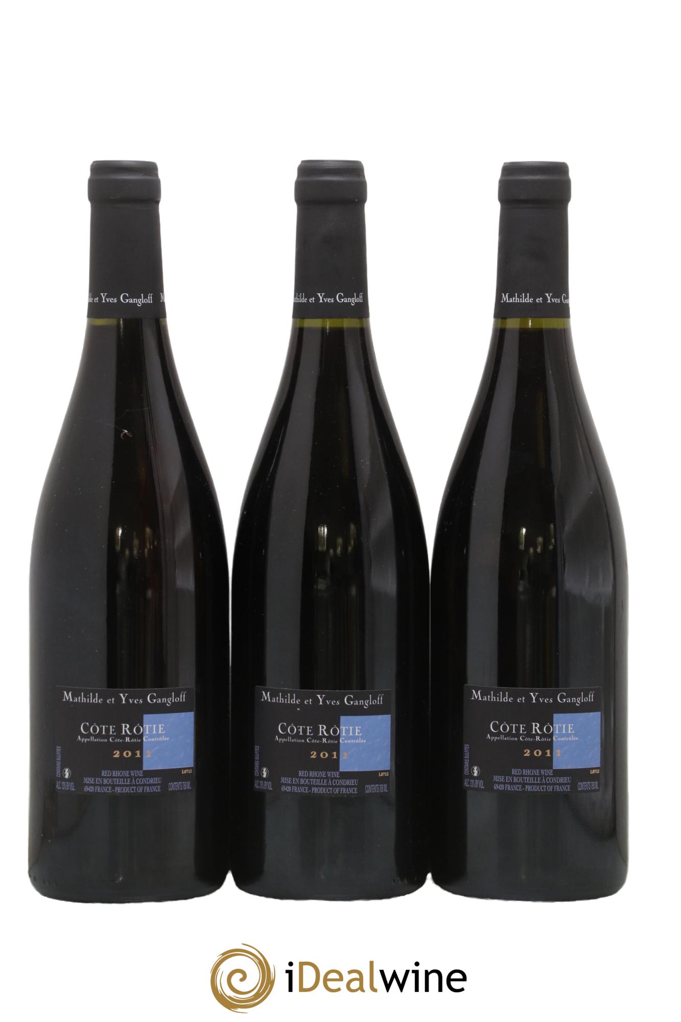 Côte-Rôtie La Barbarine Gangloff (Domaine) 2011 - Lot de 3 bouteilles - 1