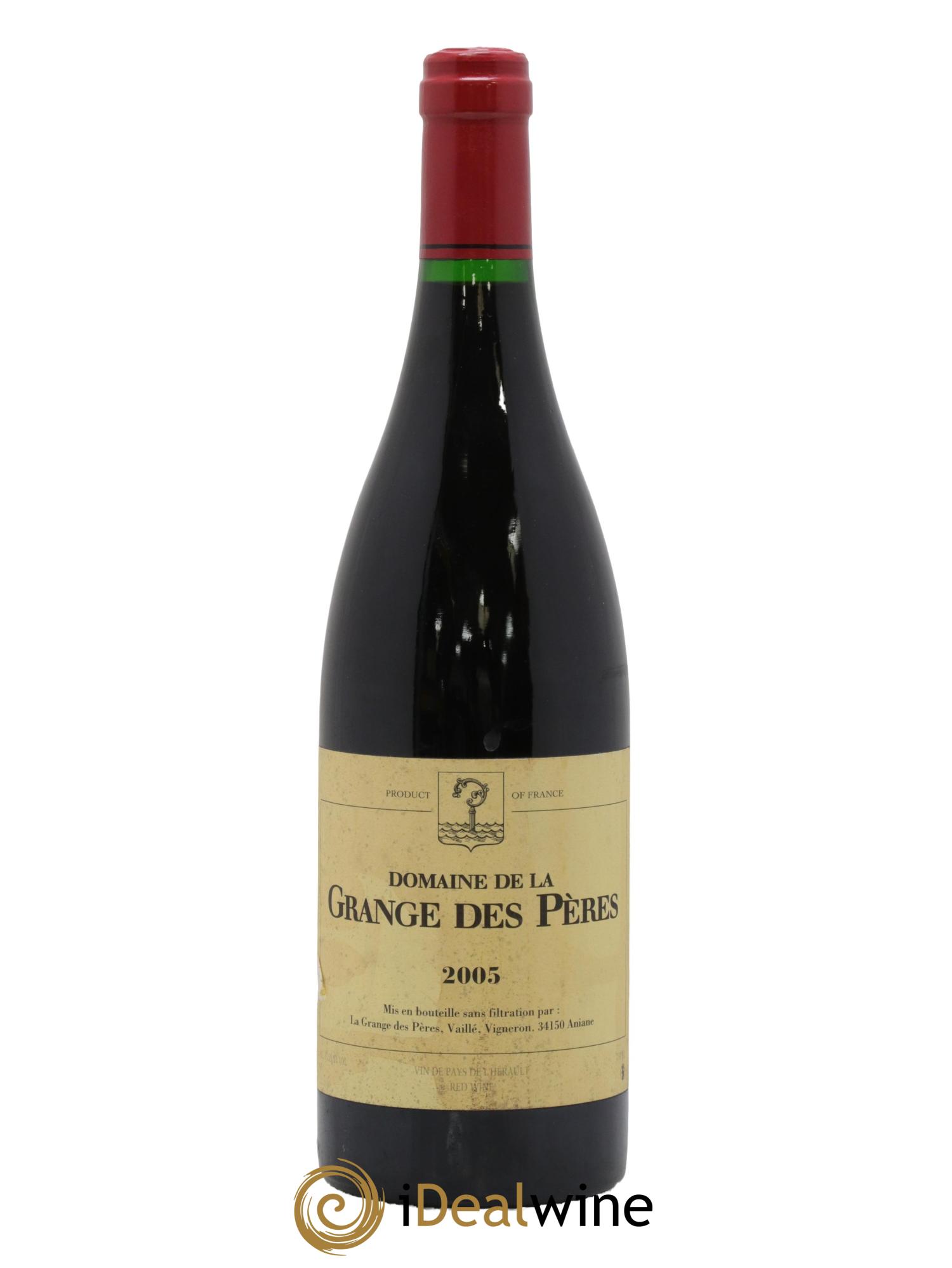 Pays d'Hérault Grange des Pères Laurent Vaillé 2005 - Lot de 1 bouteille - 0