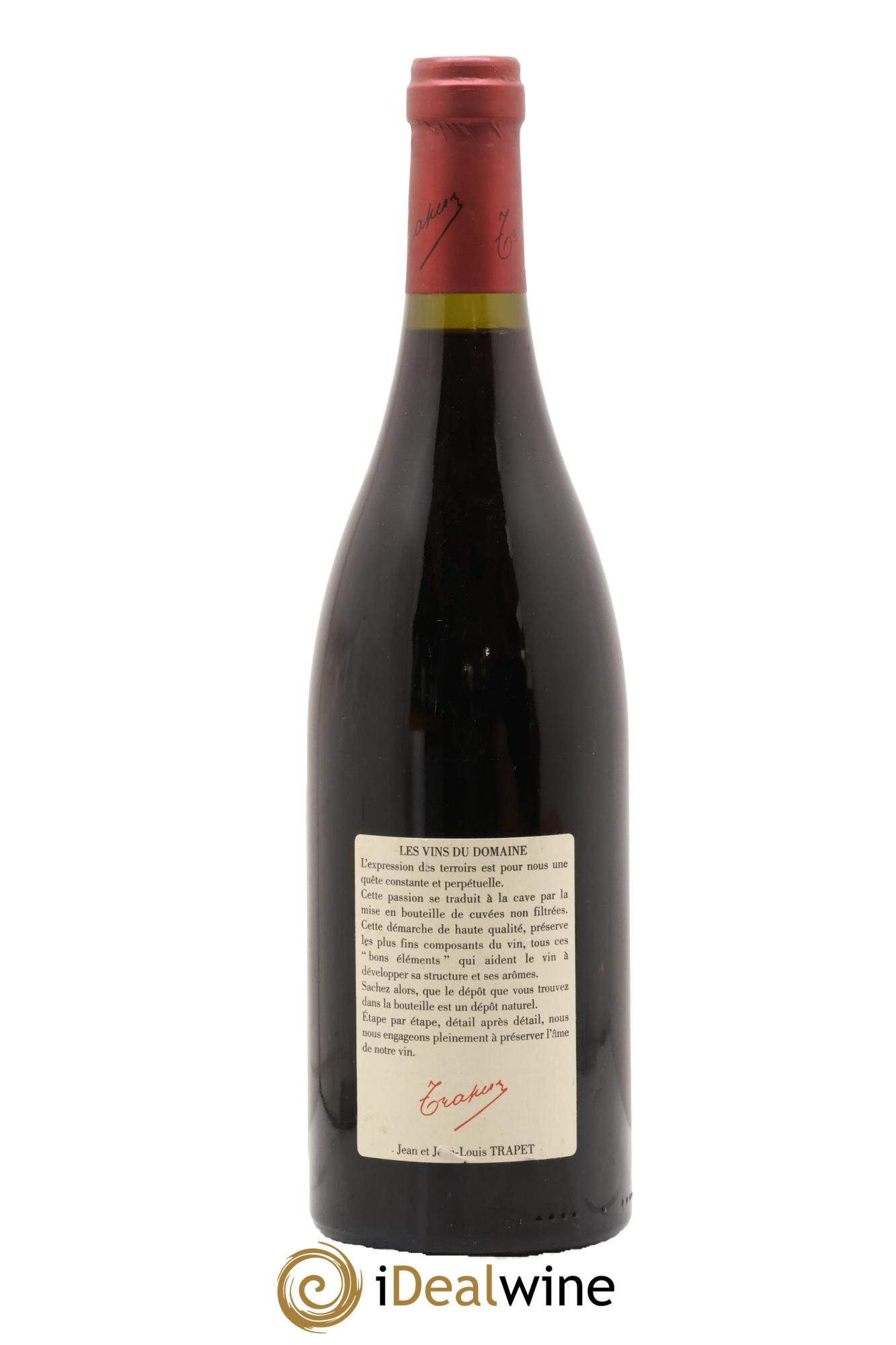 Chambertin Grand Cru Domaine Trapet 2001 - Lot de 1 bouteille - 1