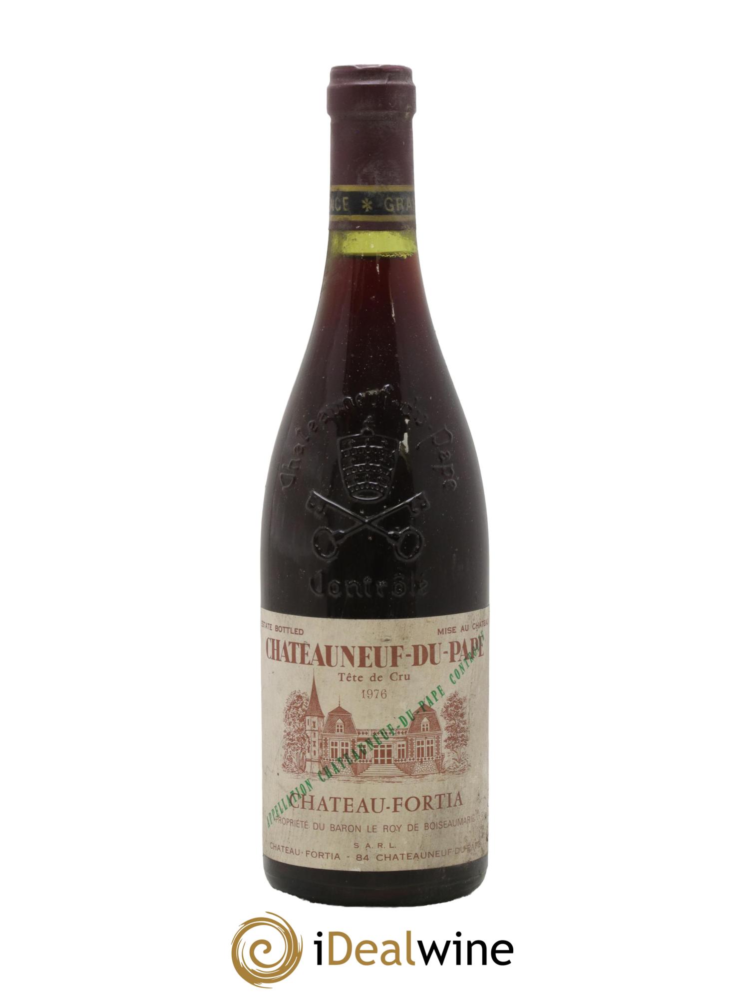 Châteauneuf-du-Pape Château Fortia 1976 - Lot de 1 bouteille - 0