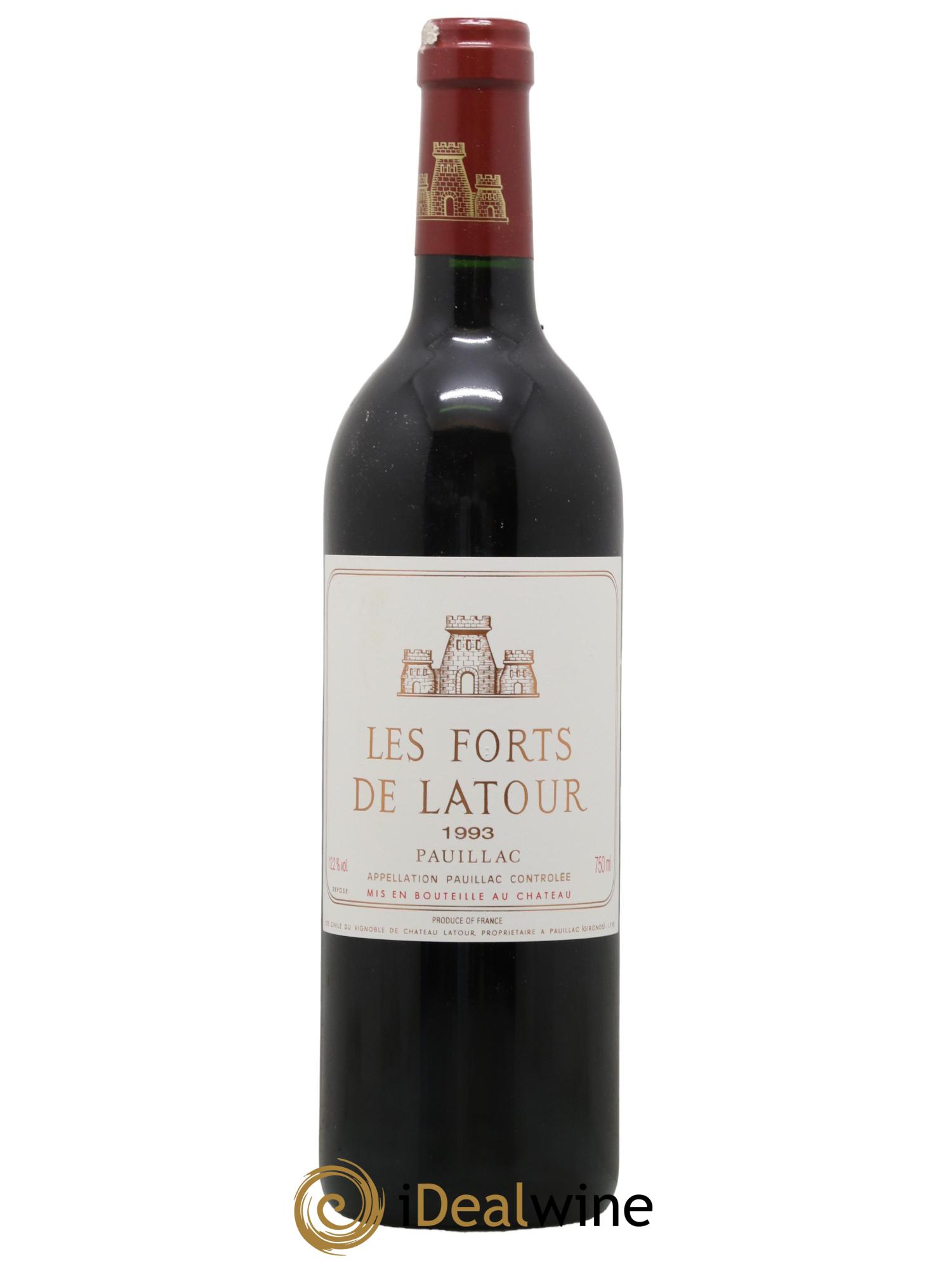 Les Forts de Latour Second Vin 1993 - Lot de 1 bouteille - 0