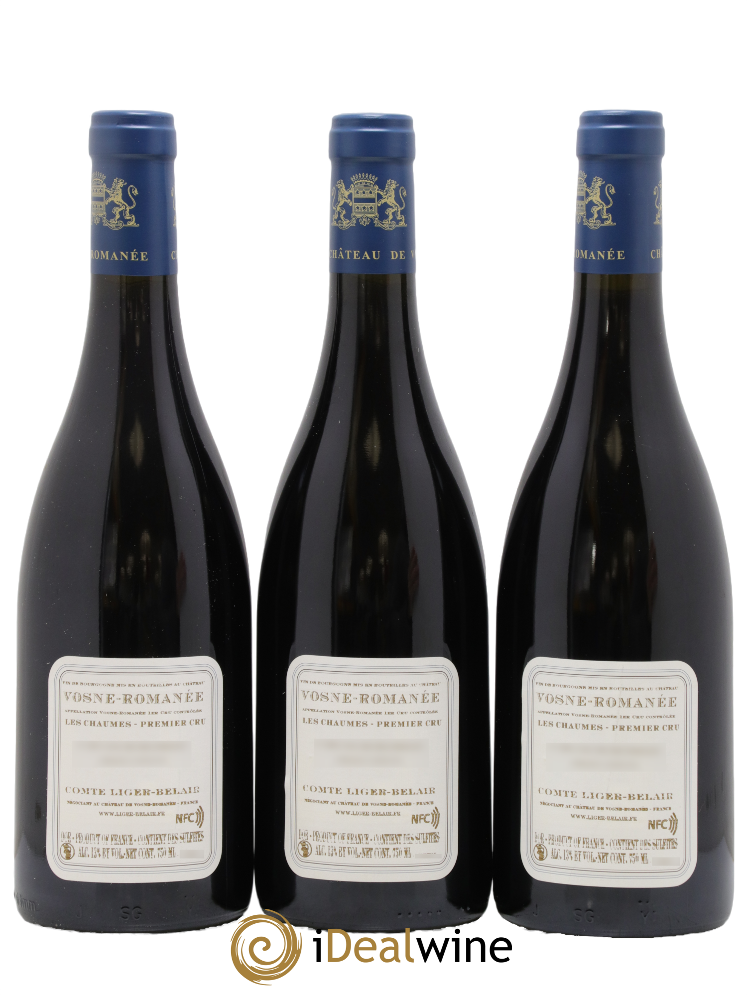 Vosne-Romanée 1er Cru Les Chaumes Comte Liger-Belair (Domaine du) 2015 - Lot de 3 bouteilles - 1