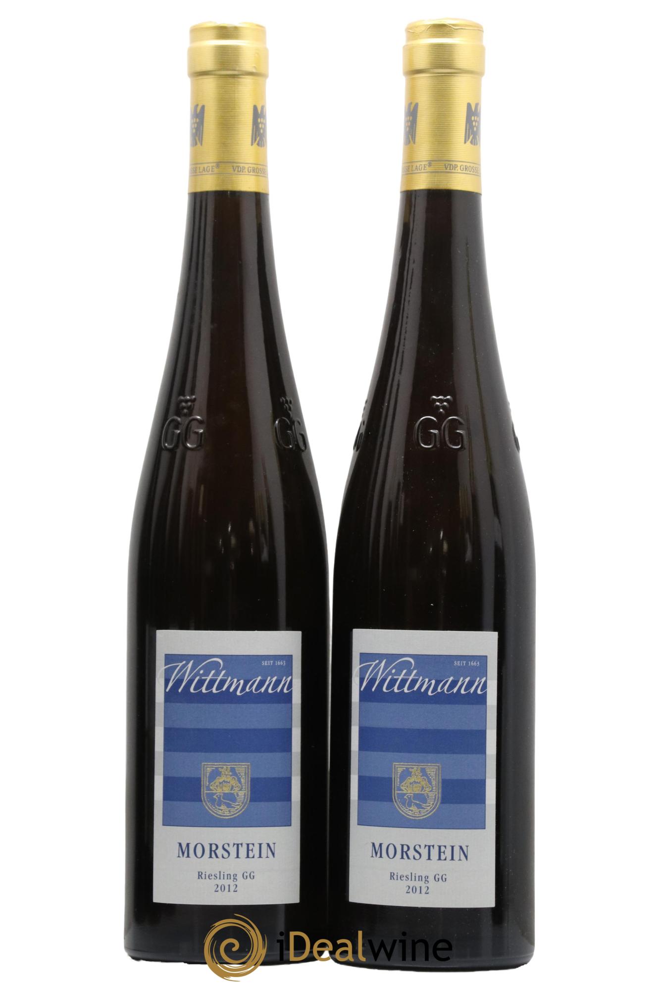 Allemagne Rheinhessen Riesling Trocken Grosses Gewachs Morstein Weingut Wittmann 2012 - Lot de 2 bouteilles - 0