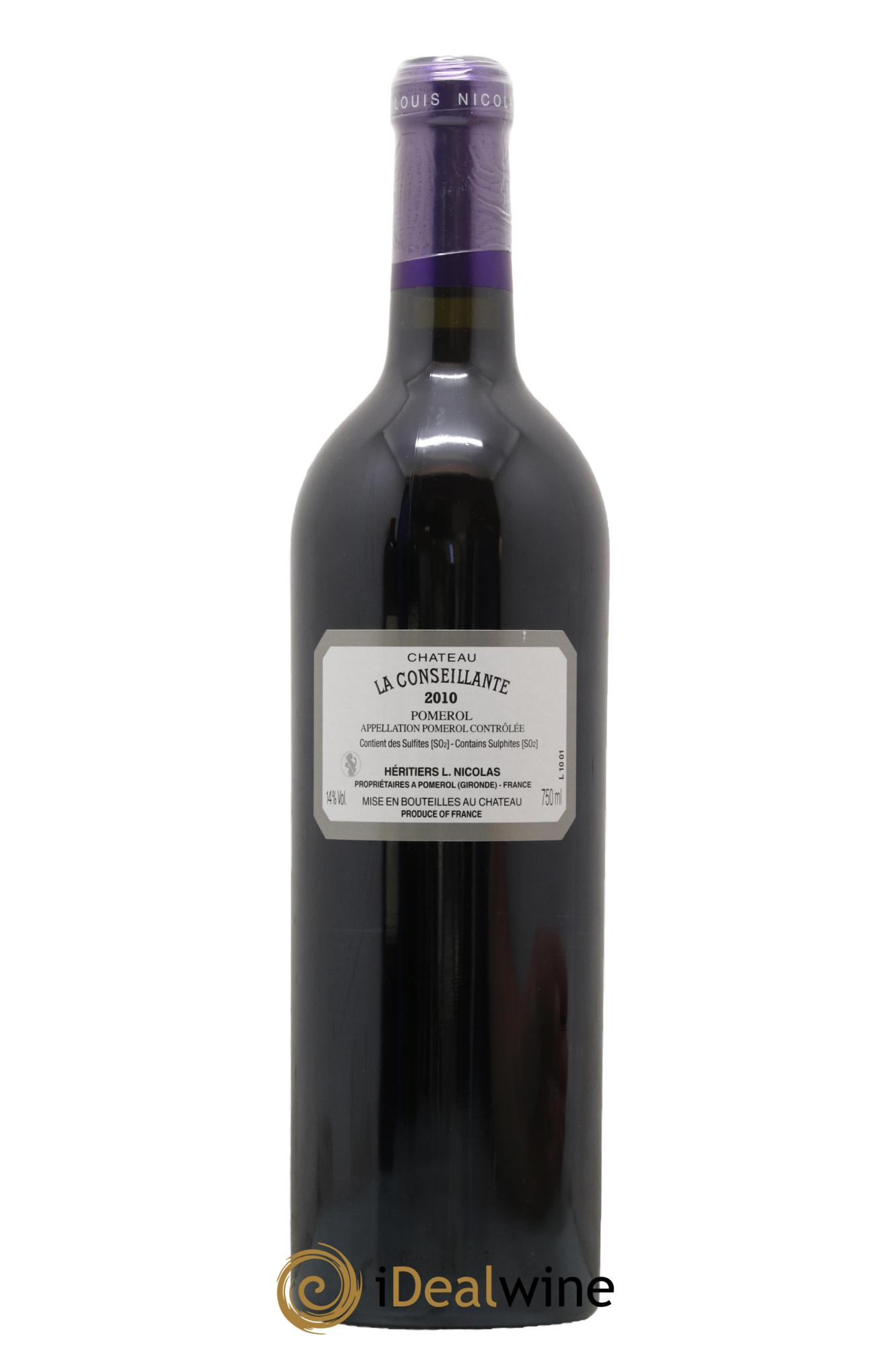 Château la Conseillante 2010 - Posten von 1 Flasche - 1