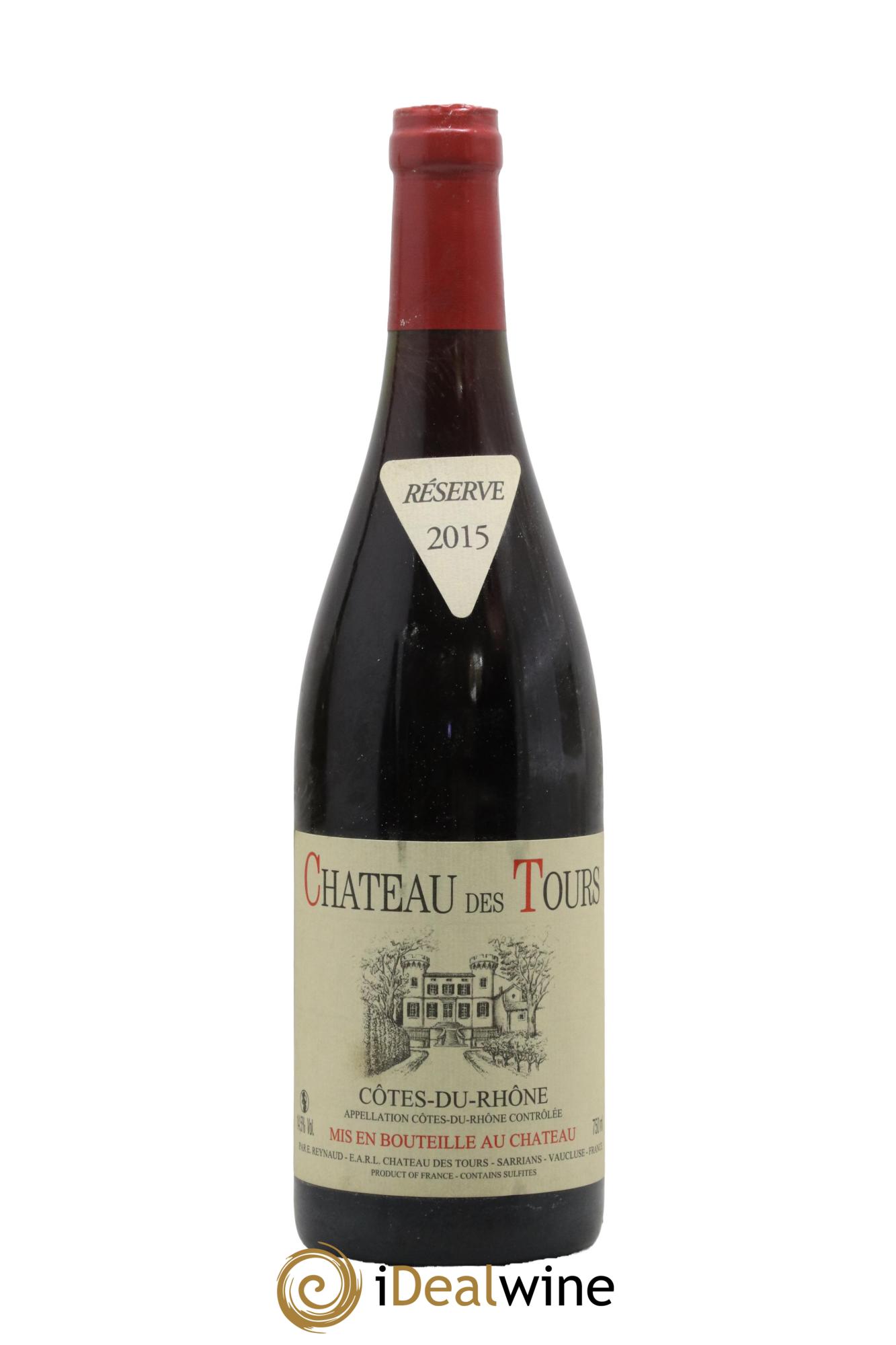 Côtes-du-Rhône Château des Tours Emmanuel Reynaud 2015 - Lot of 1 bottle - 0